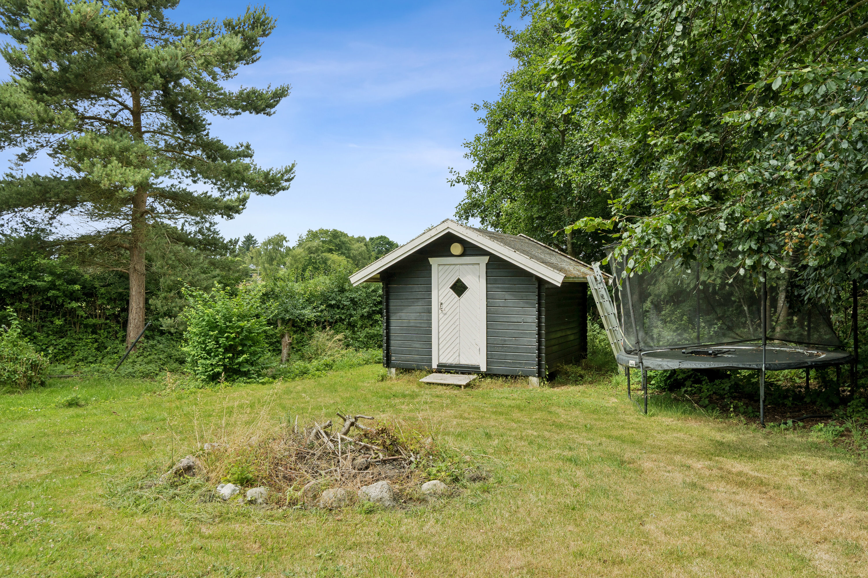 Fremhævet set fra haven billede i fuldskærmstilstand. Billede af Agersøvej 14, Bisserup, 4243 Rude