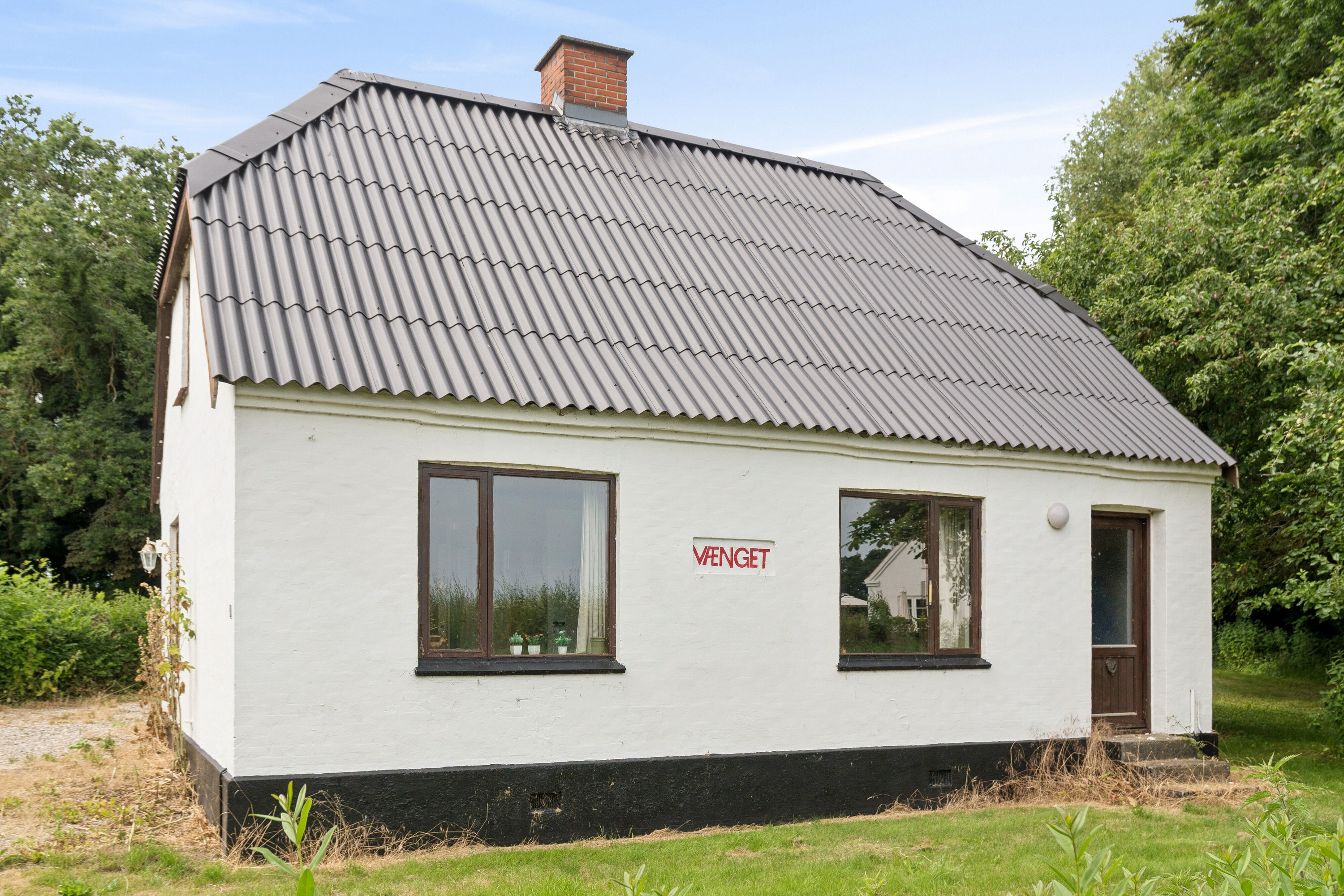 Fremhævet set fra haven billede i fuldskærmstilstand. Billede af Plejerupvej 11, 4571 Grevinge