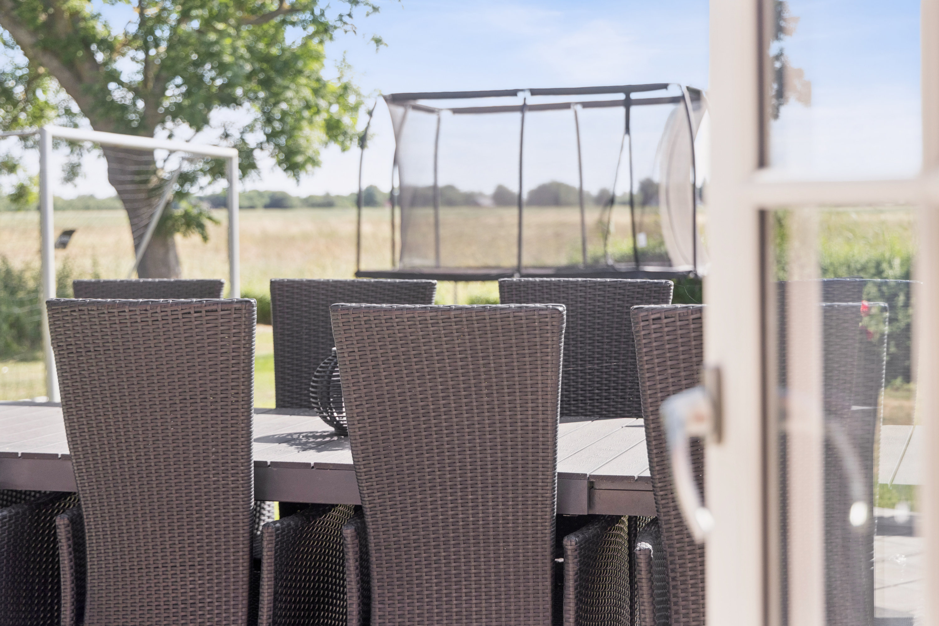 Fremhævet terrasse billede i fuldskærmstilstand. Billede af Skivervej 41, 9362 Gandrup
