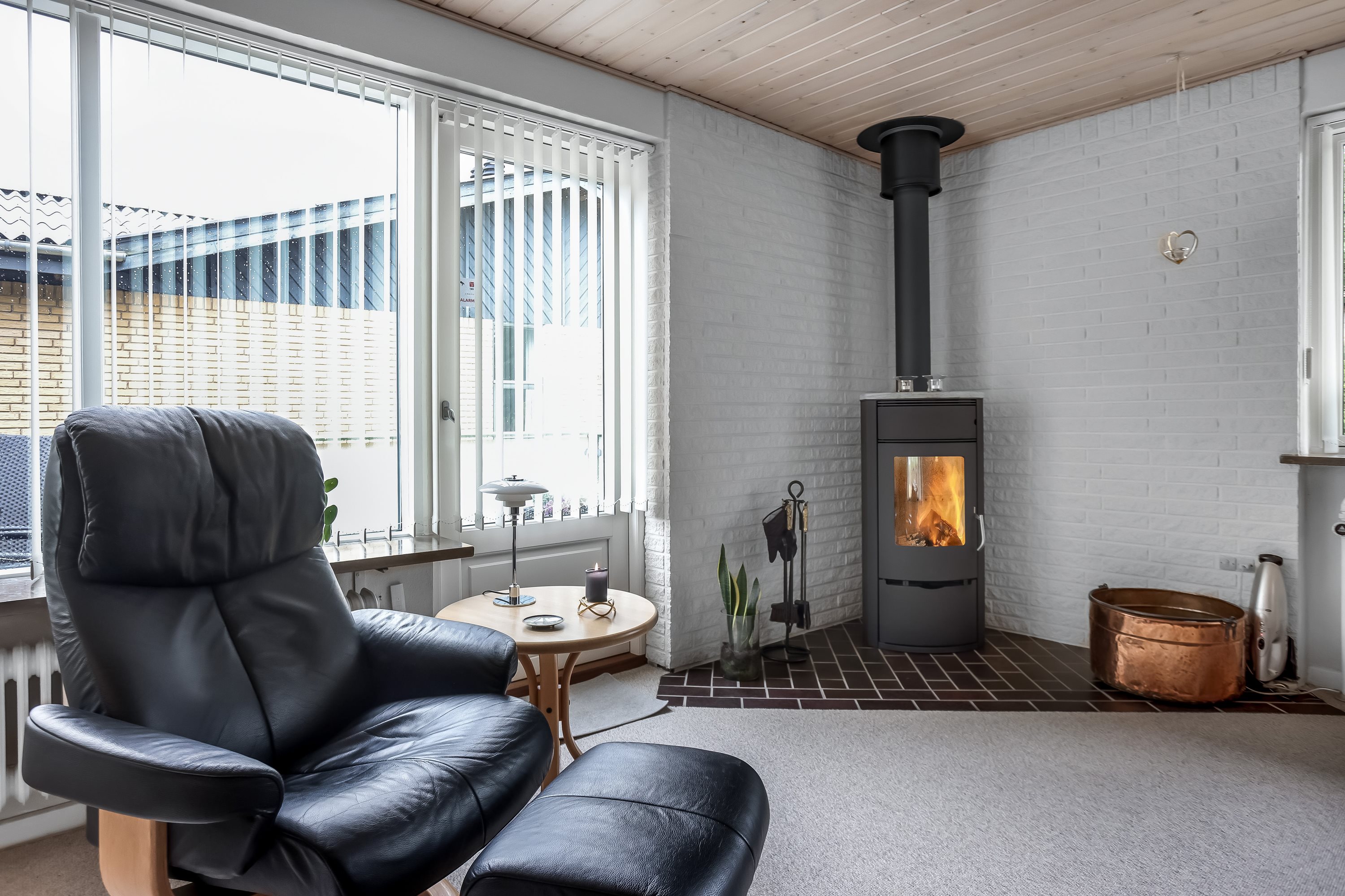 Fremhævet stue billede i fuldskærmstilstand. Billede af H.C.Andersens Vej 9, 8600 Silkeborg