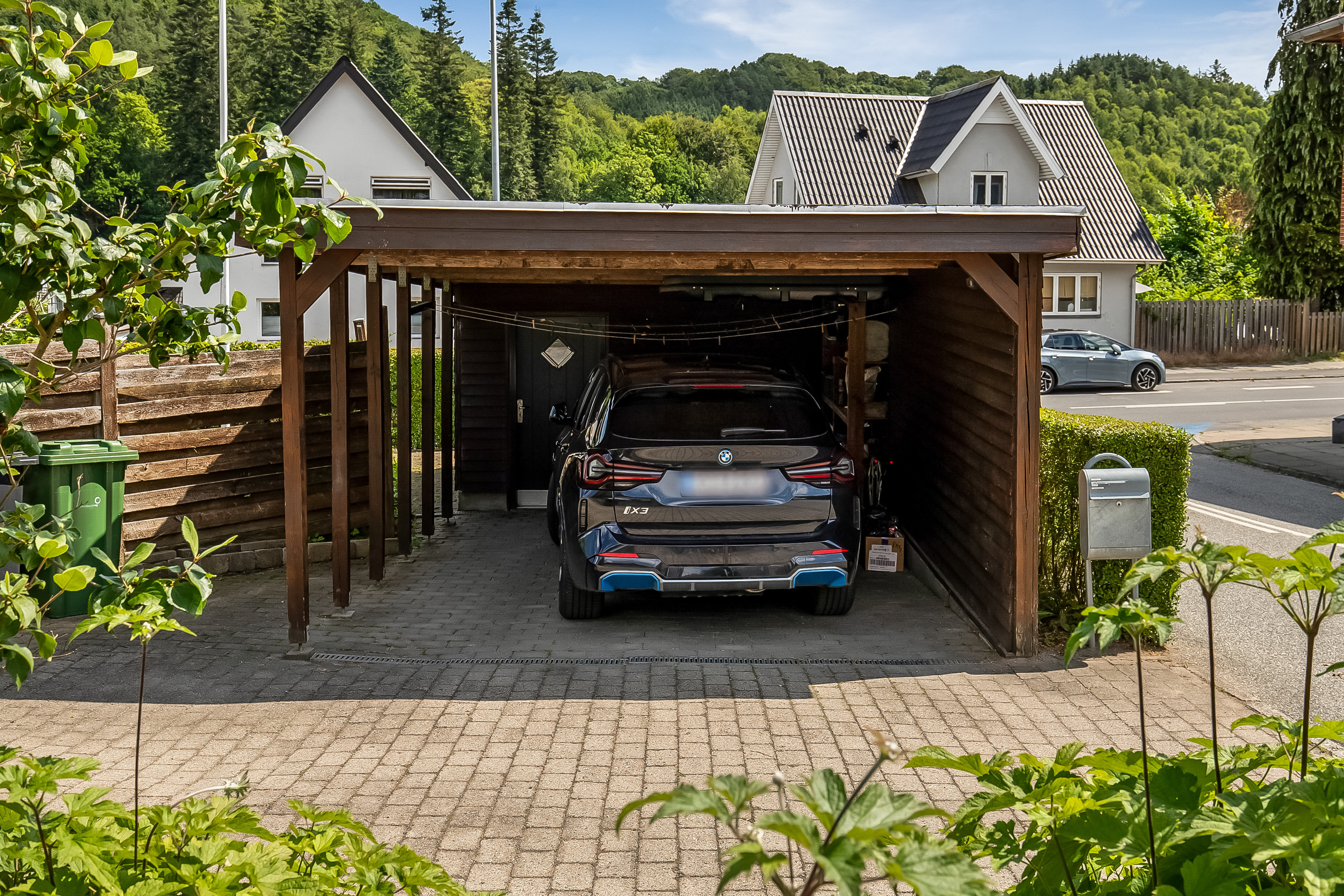 Fremhævet carport billede i fuldskærmstilstand. Billede af Grejsdalsvej 259, Grejsdalen, 7100 Vejle