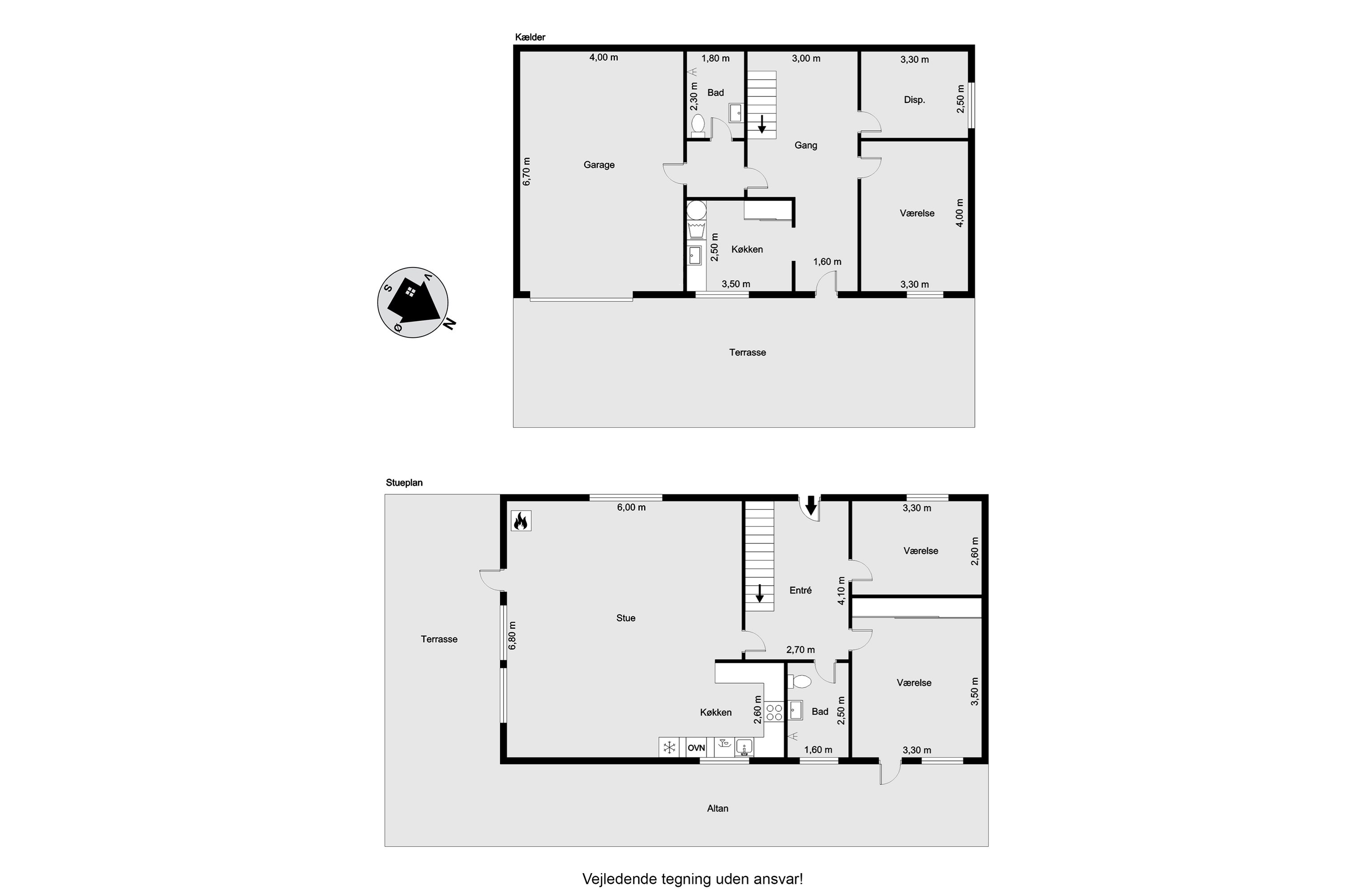 Plantegninger billede af H.C.Andersens Vej 9, 8600 Silkeborg