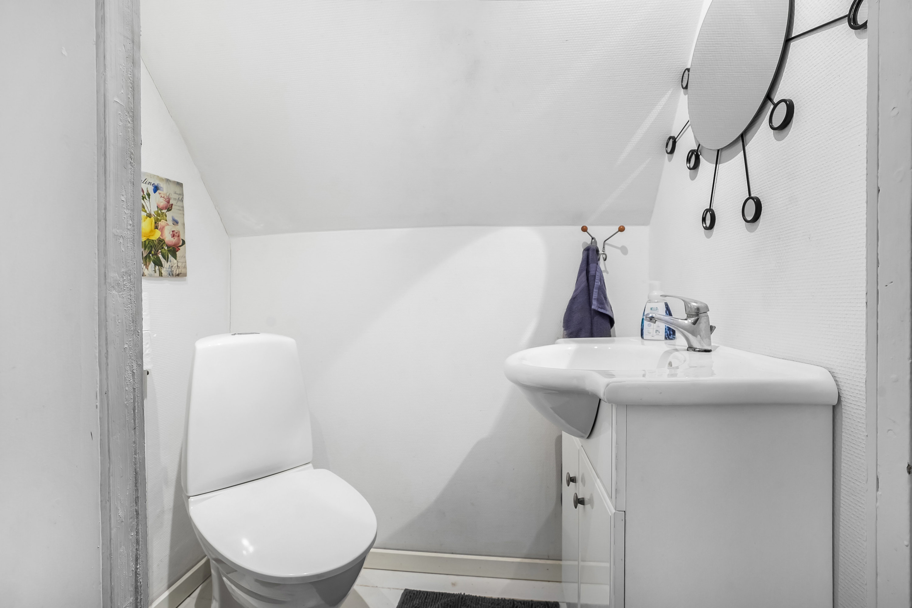 Fremhævet toilet billede i fuldskærmstilstand. Billede af Vibekevej 3, Dyrup, 5250 Odense SV