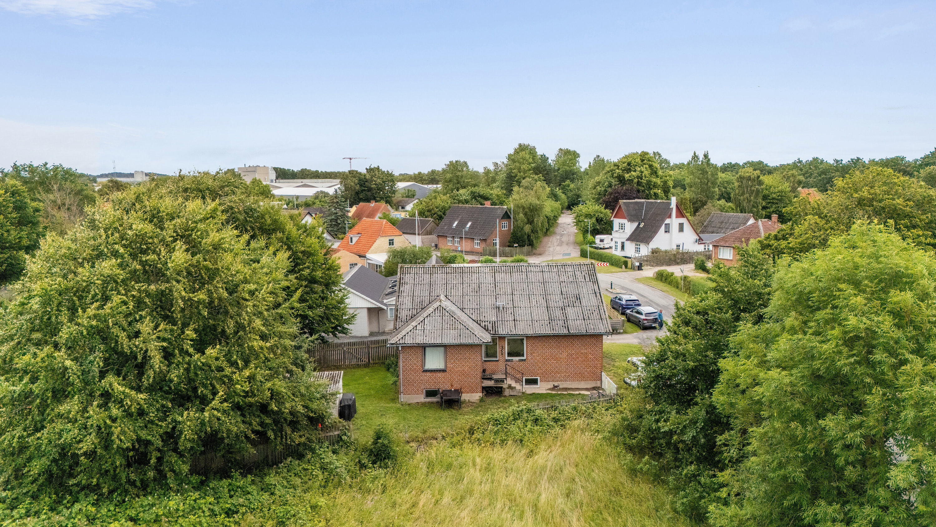Fremhævet luftfoto billede i fuldskærmstilstand. Billede af Lerchenborgvej 110, 4400 Kalundborg