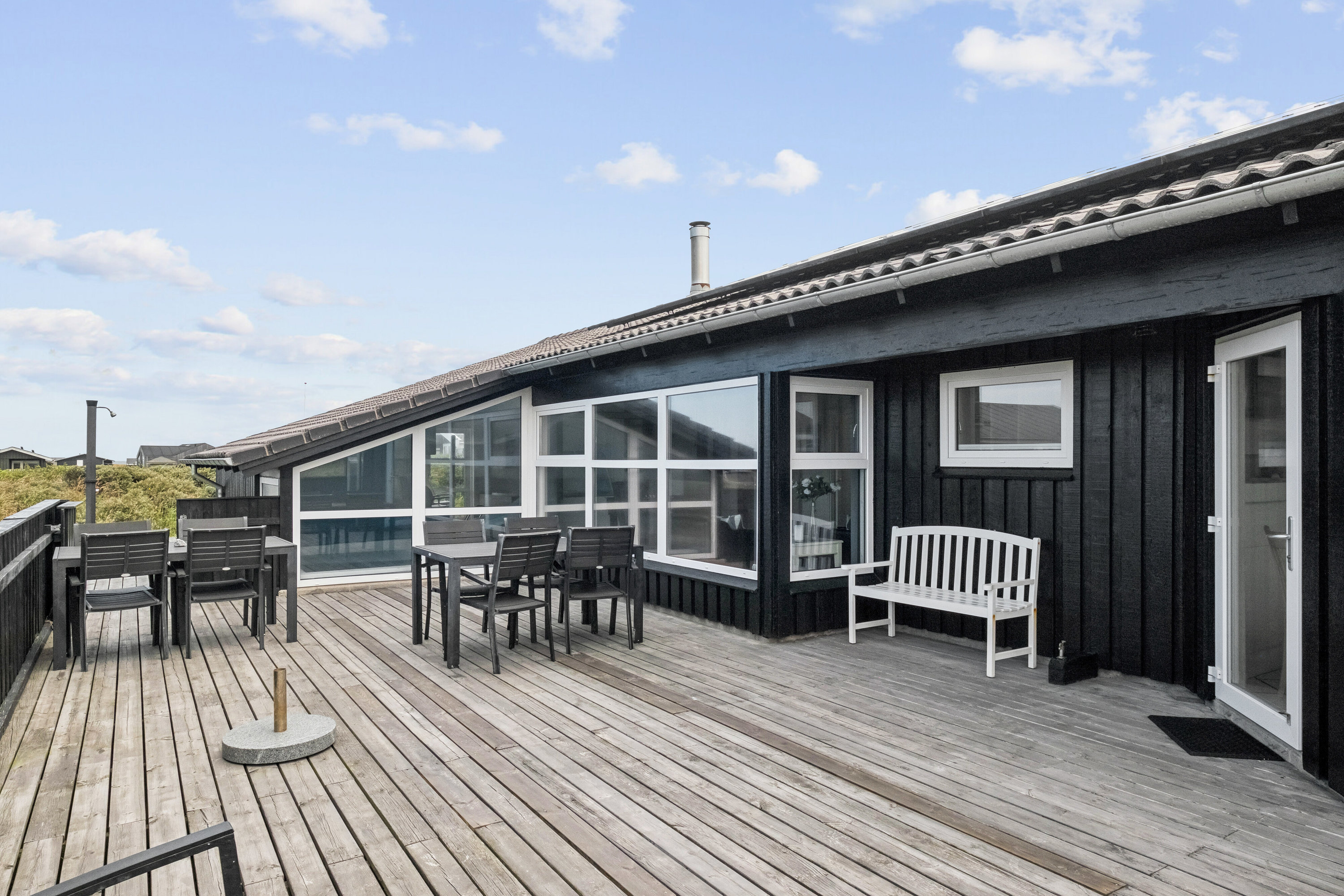 Fremhævet terrasse billede i fuldskærmstilstand. Billede af Aprilvej 12, Skal Klit, 9800 Hjørring