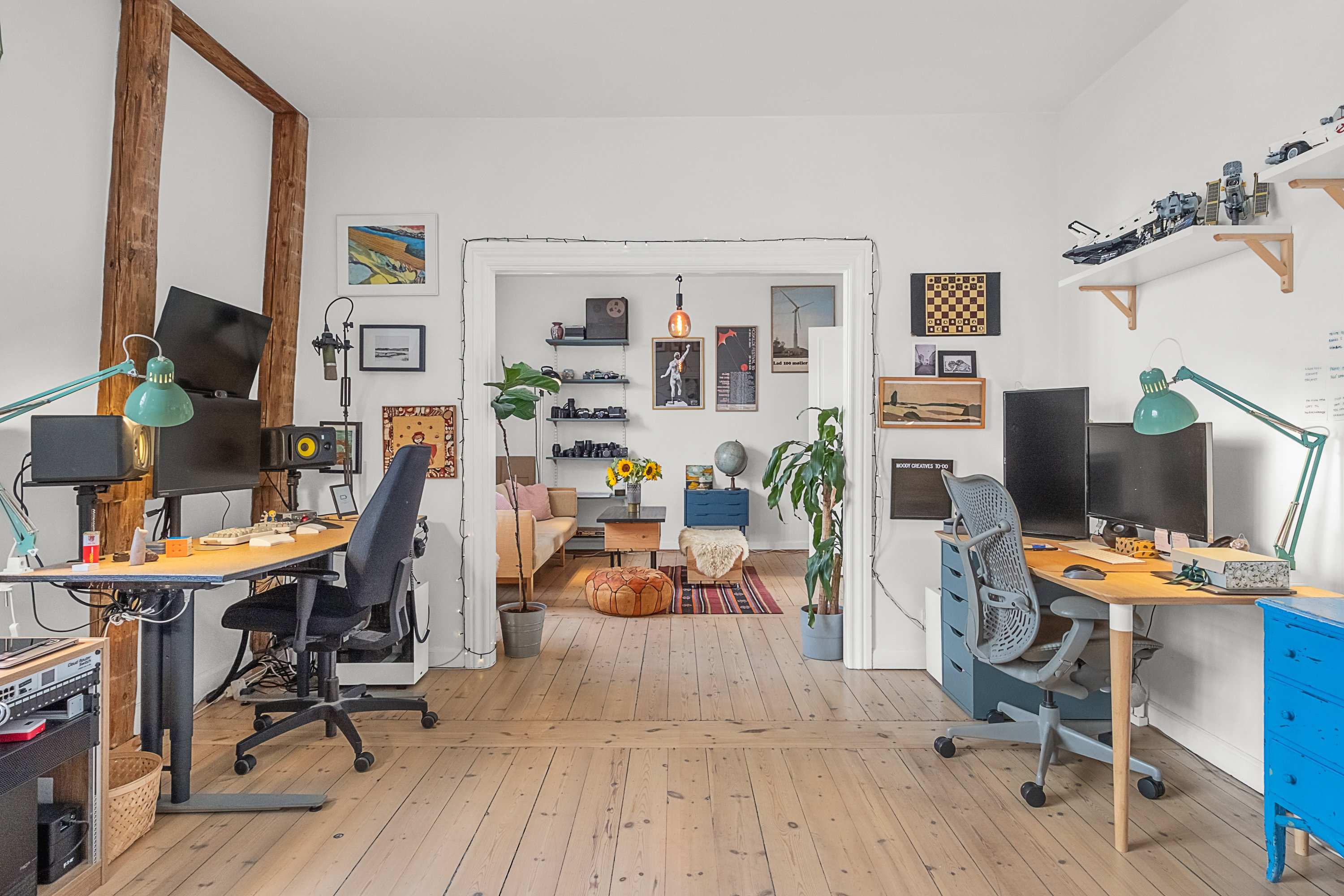 Fremhævet stue billede i fuldskærmstilstand. Billede af Dalgas Avenue 17, 4. th., 8000 Aarhus C