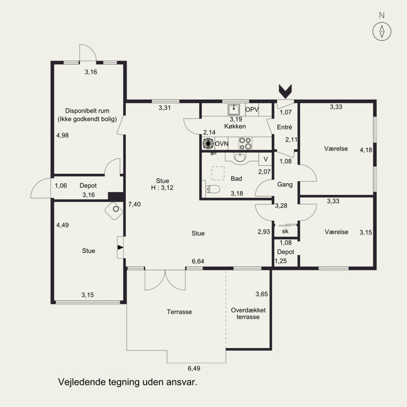 Plantegninger billede af Havrevænget 14, 3450 Allerød