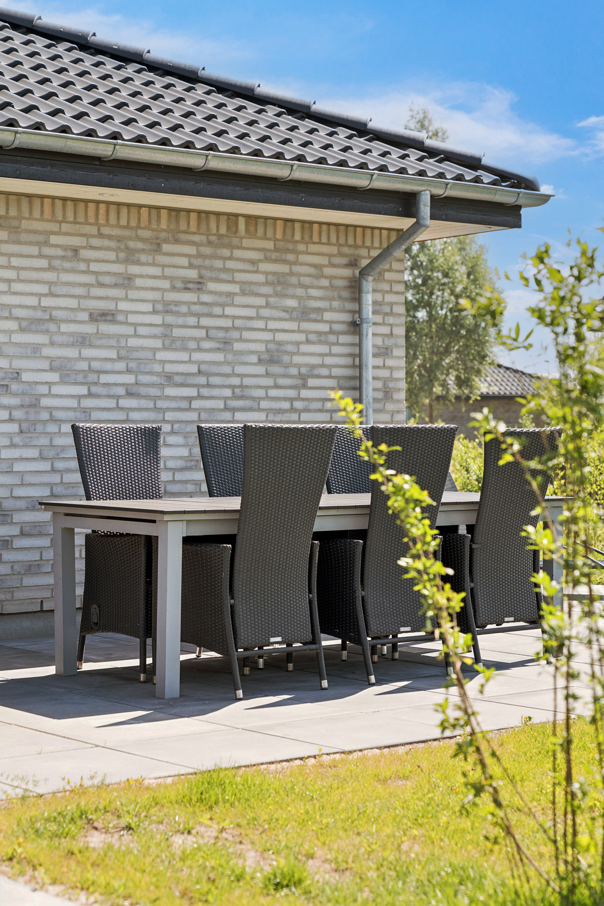 Fremhævet terrasse billede i fuldskærmstilstand. Billede af Valmuen 1, 7190 Billund