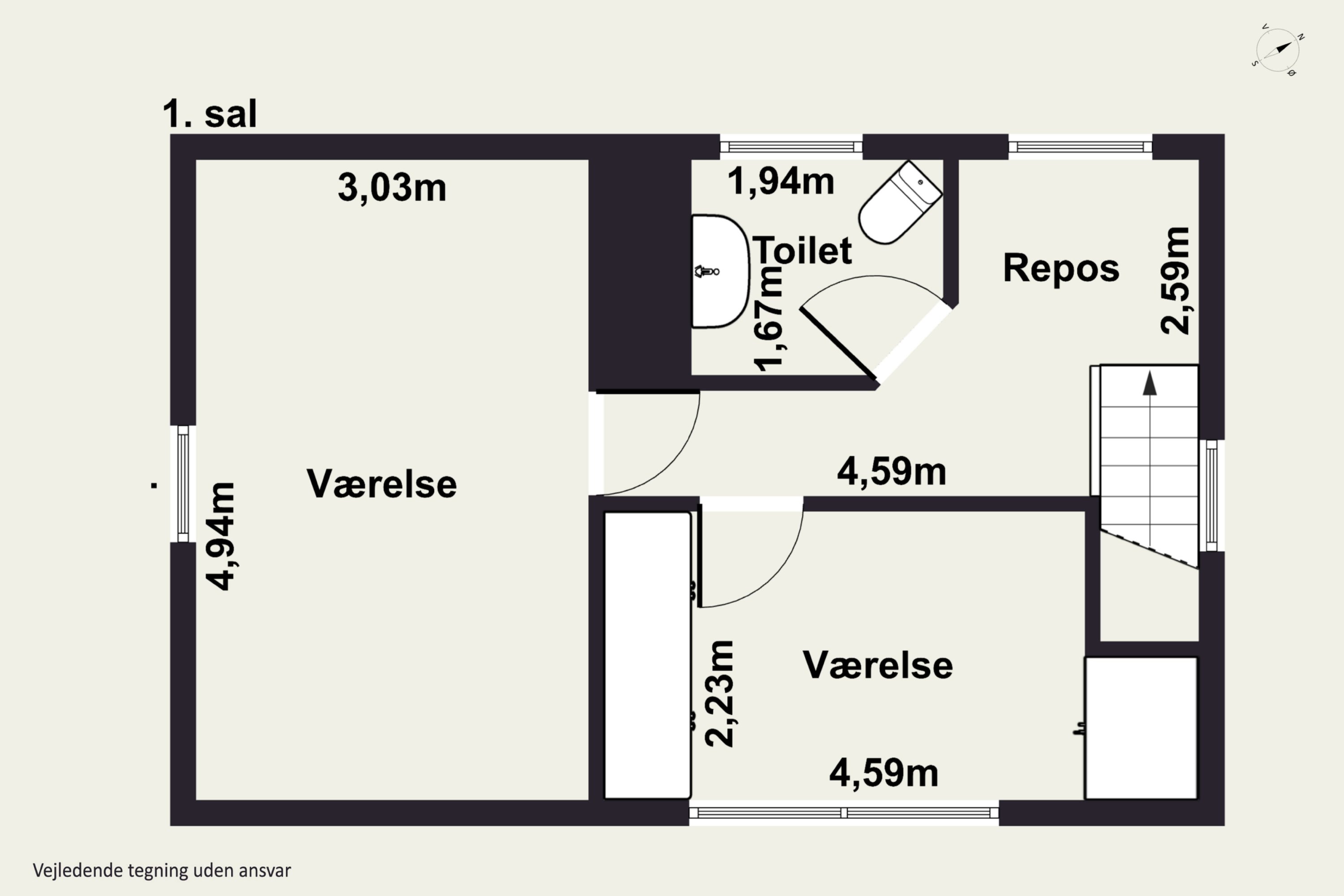 Plantegninger billede af Hovvej 4, Ubby, 4490 Jerslev Sjælland