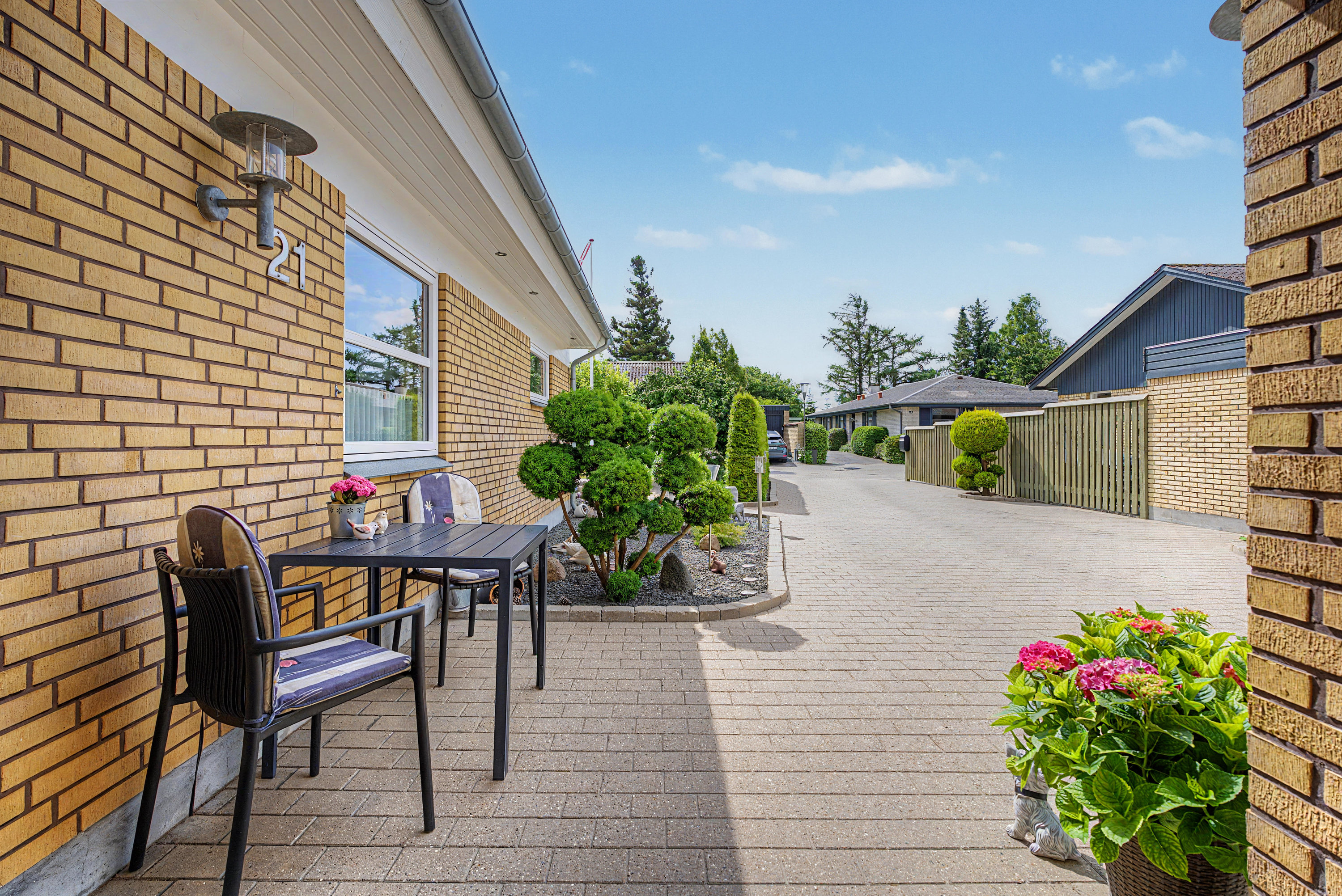 Fremhævet terrasse billede i fuldskærmstilstand. Billede af Bregnevej 21, 4930 Maribo