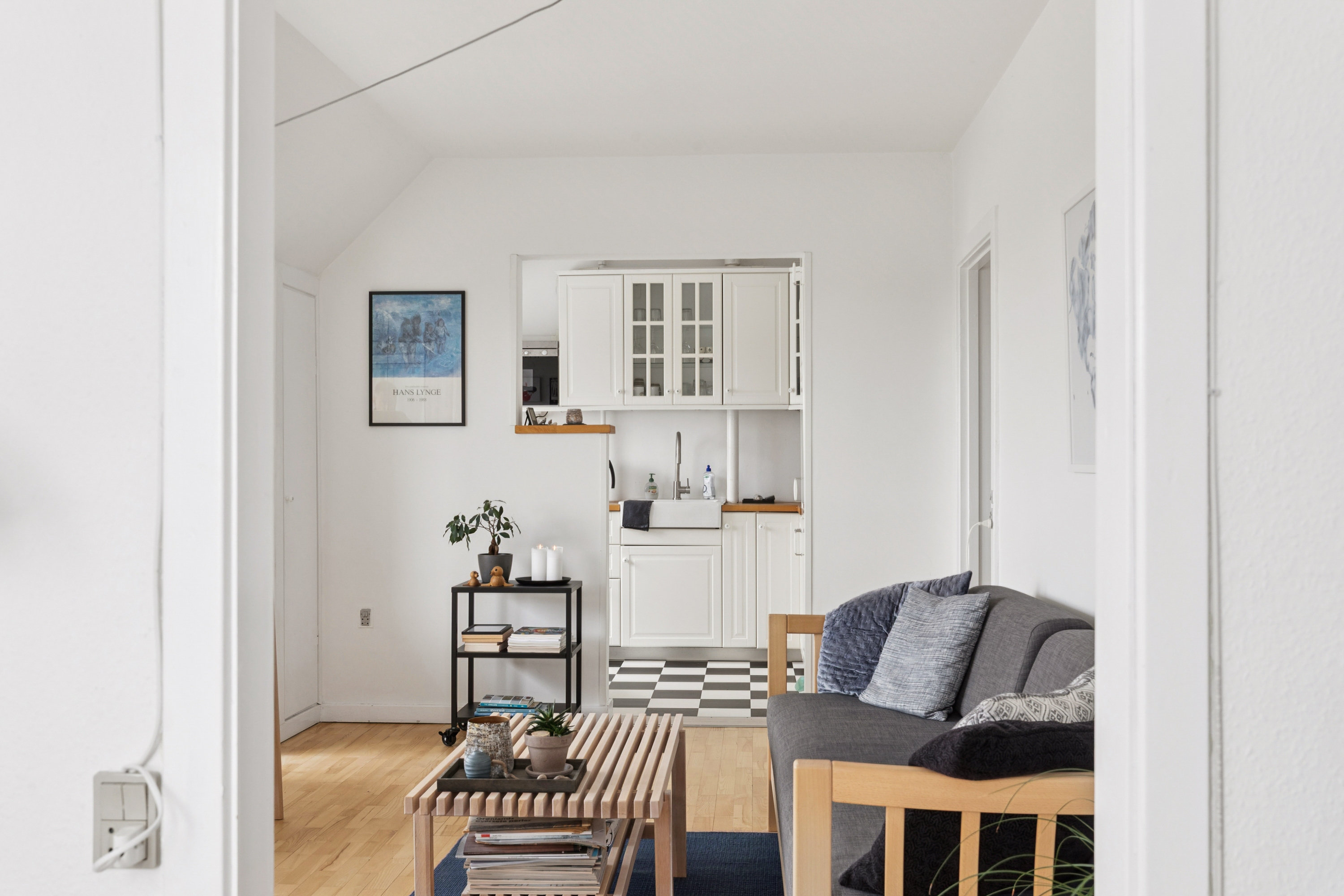 Fremhævet stue billede i fuldskærmstilstand. Billede af Roskildevej 98, 6. mf., 2000 Frederiksberg