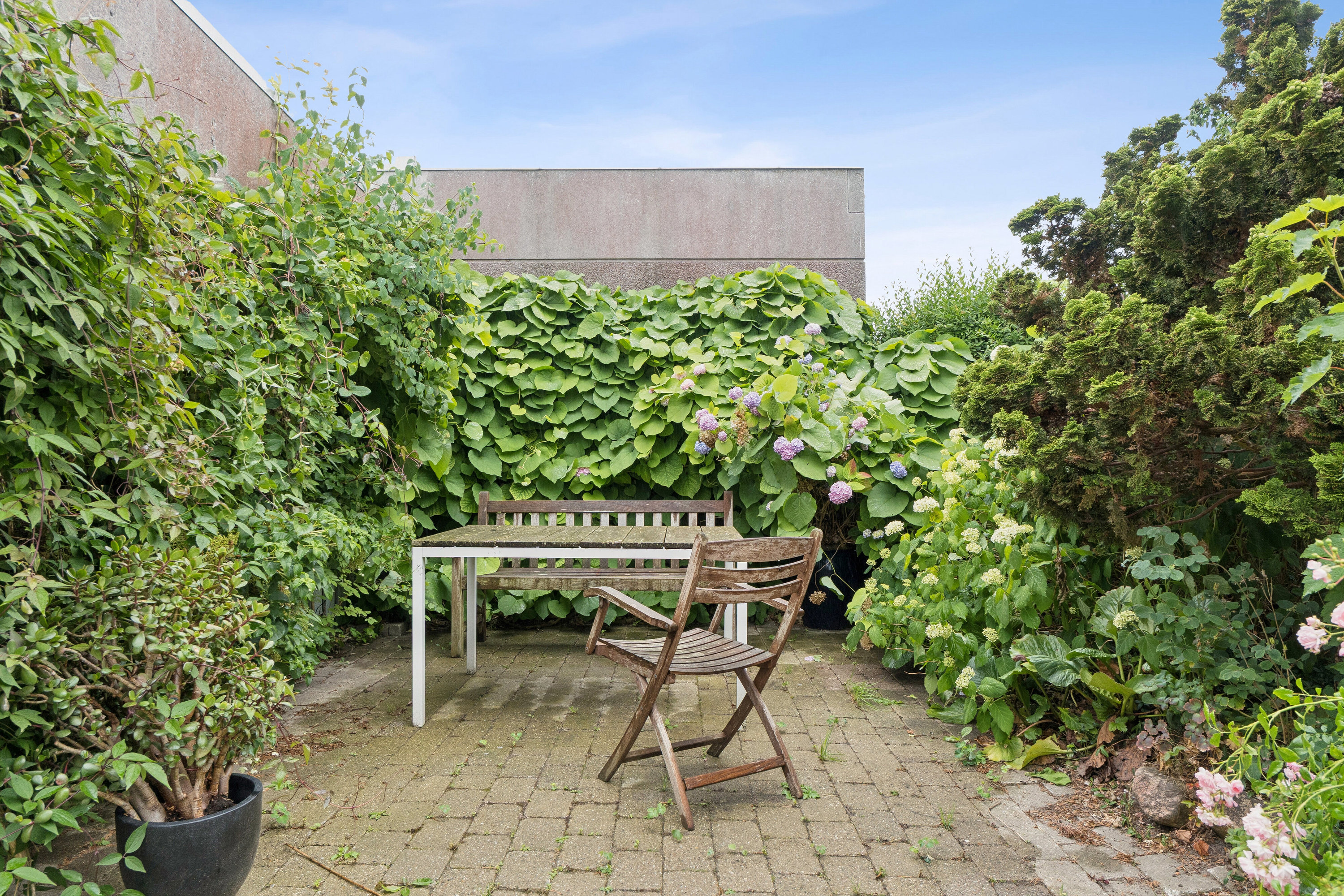 Fremhævet terrasse billede i fuldskærmstilstand. Billede af Engholmvej 30, Himmelev, 4000 Roskilde