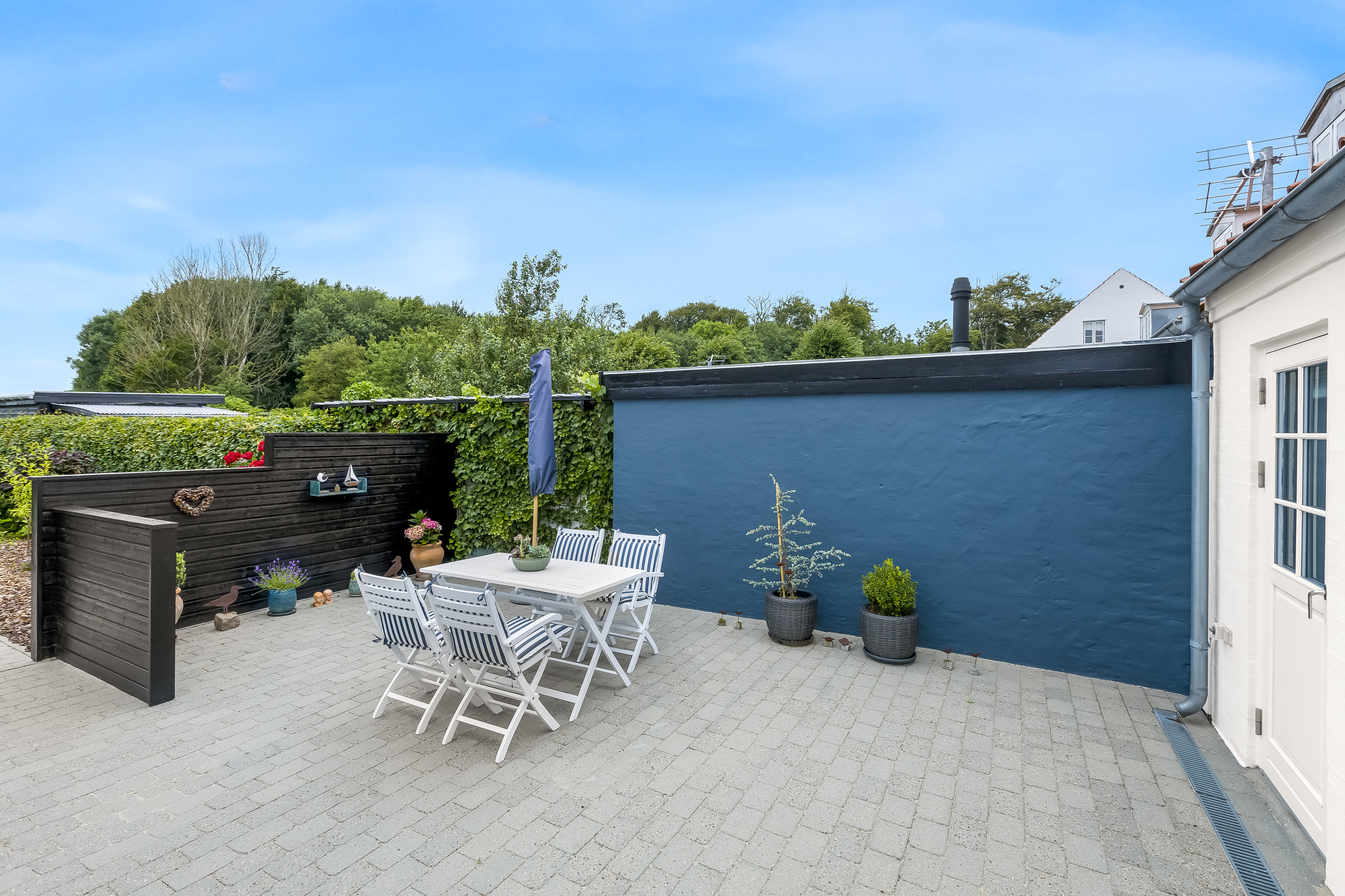 Fremhævet terrasse billede i fuldskærmstilstand. Billede af Slotsgaden 34, Møgeltønder, 6270 Tønder