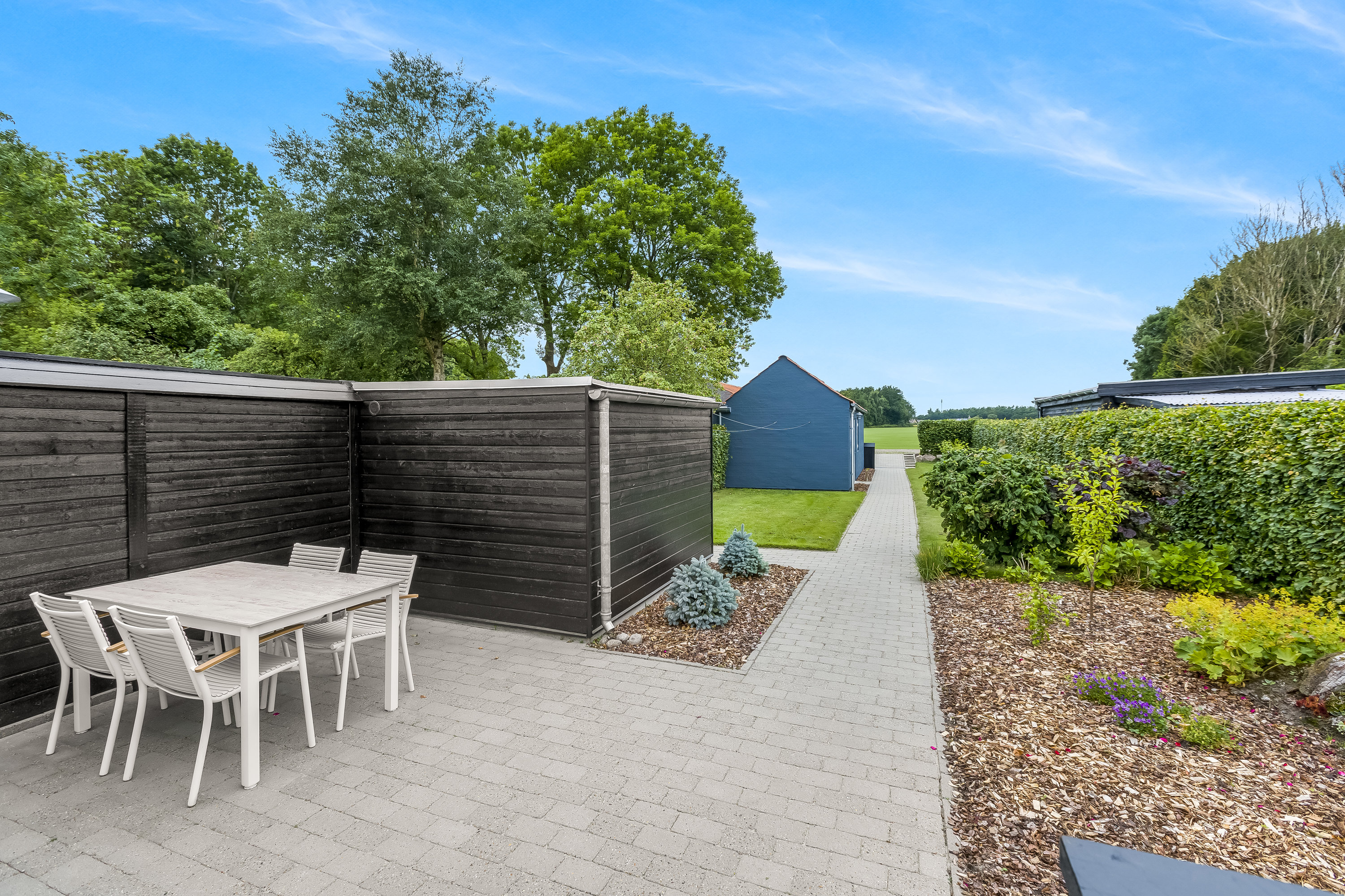Fremhævet terrasse billede i fuldskærmstilstand. Billede af Slotsgaden 34, Møgeltønder, 6270 Tønder