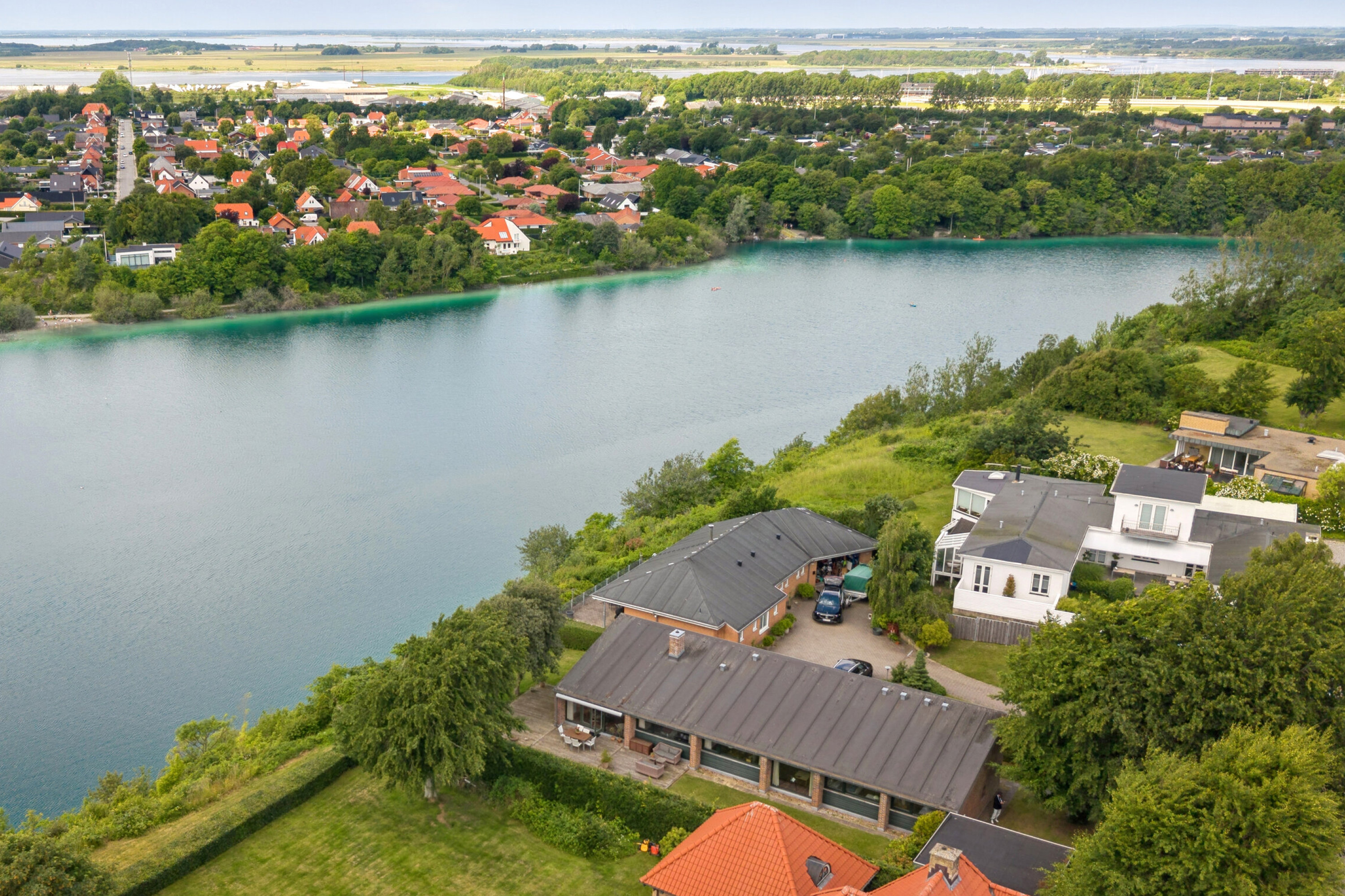 Fremhævet luftfoto billede i fuldskærmstilstand. Billede af Strøybergsvej 72, 9000 Aalborg
