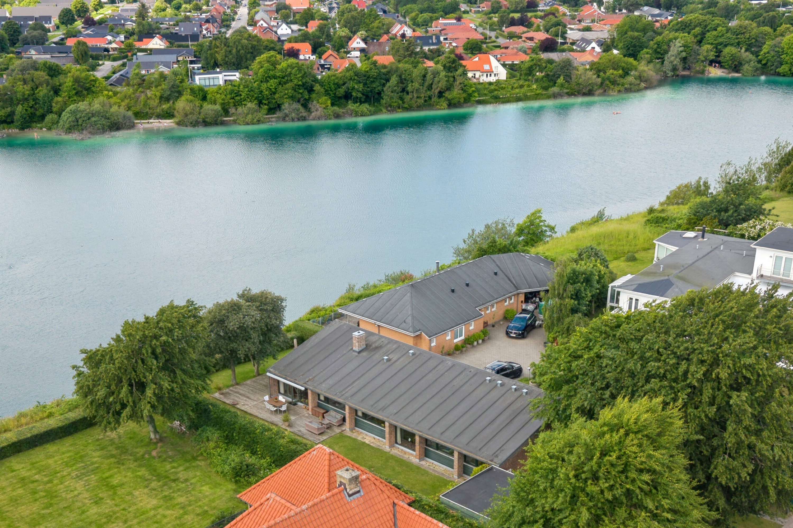 Fremhævet luftfoto billede i fuldskærmstilstand. Billede af Strøybergsvej 72, 9000 Aalborg