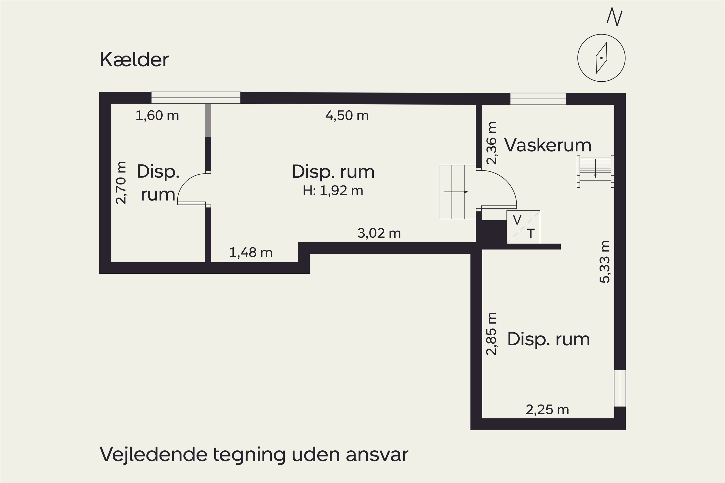 Plantegninger billede af Merianvej 23, 2900 Hellerup