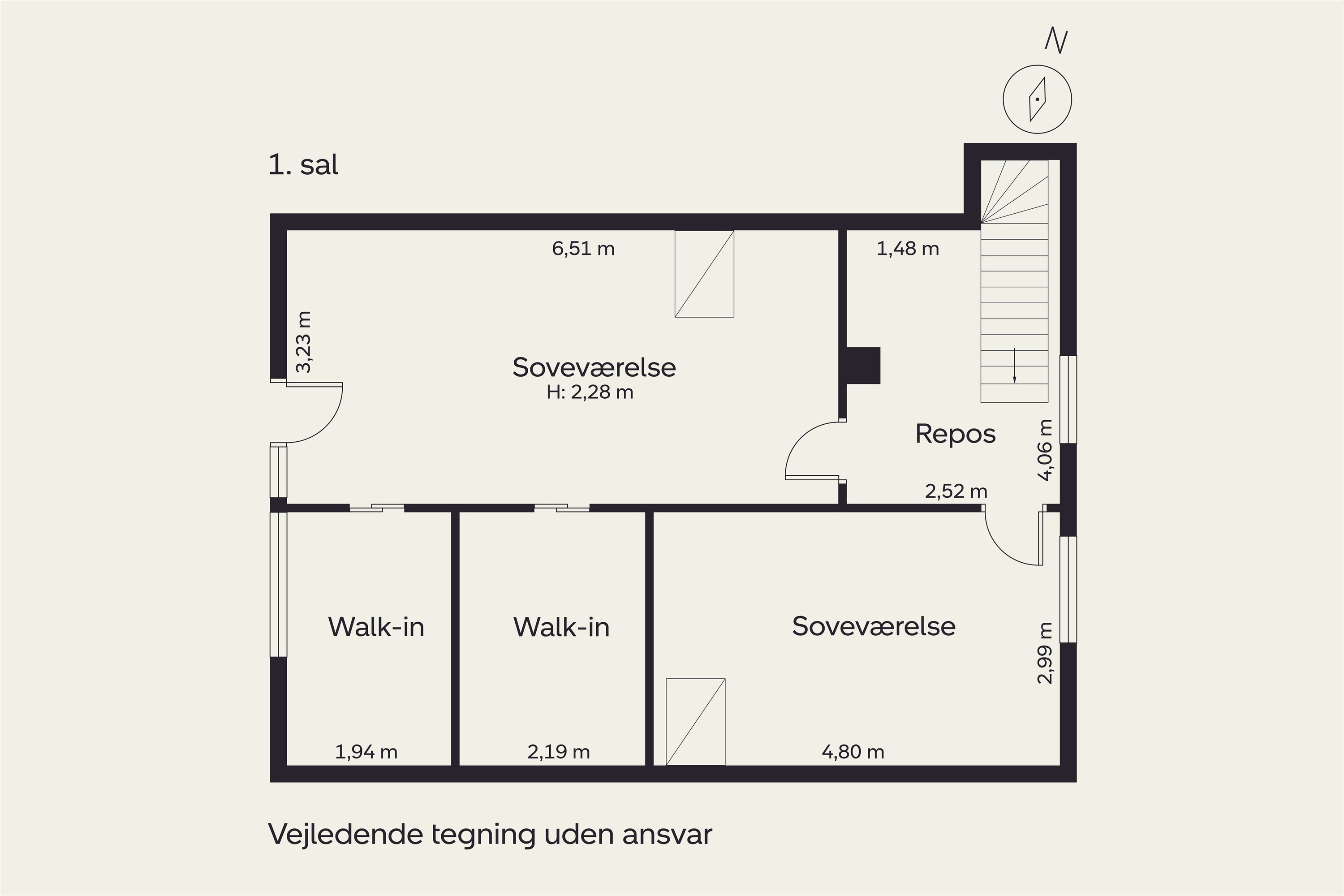 Plantegninger billede af Merianvej 23, 2900 Hellerup