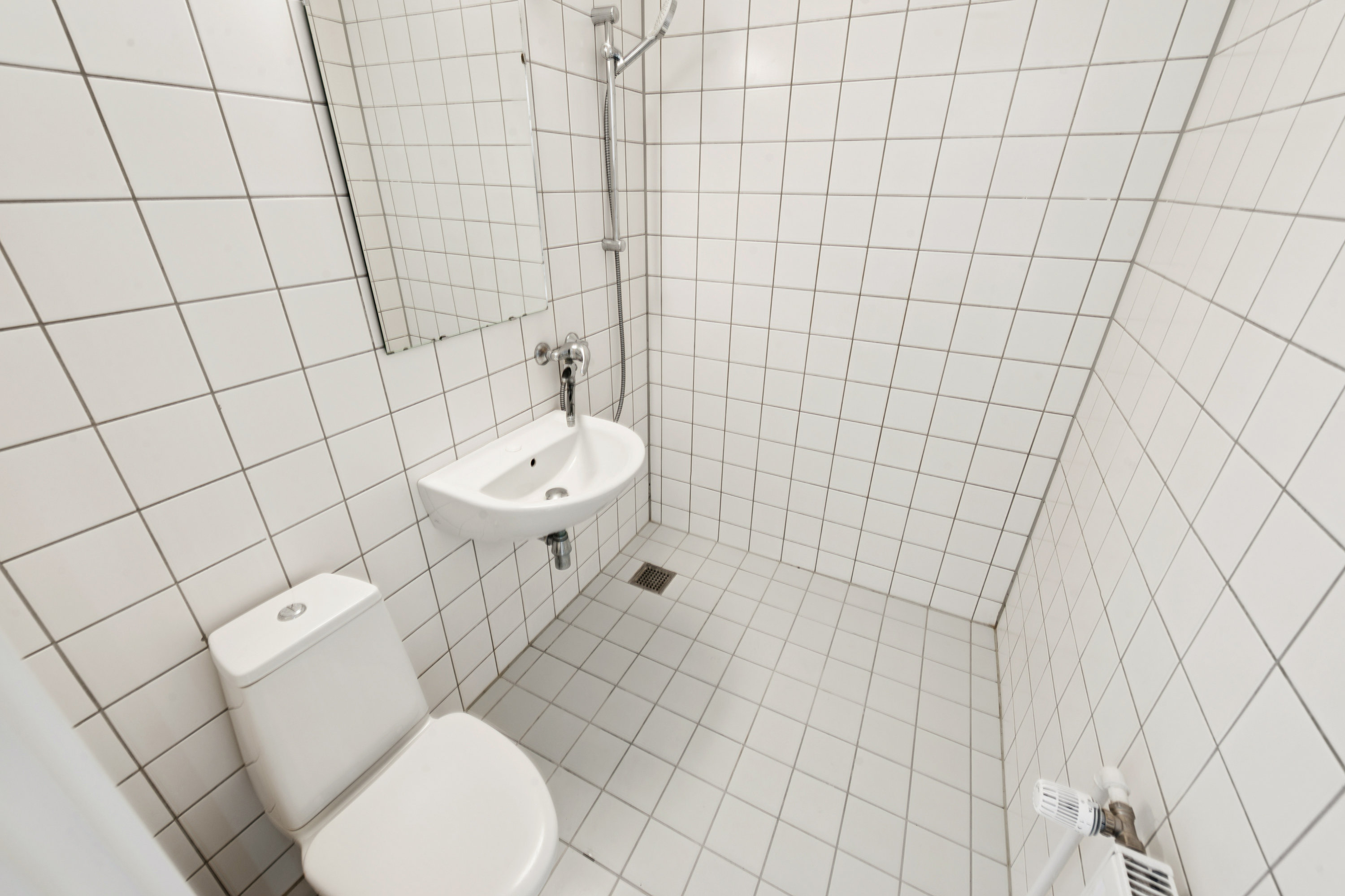 Fremhævet badeværelse billede i fuldskærmstilstand. Billede af Frederikssundsvej 227, st. 130., 2700 Brønshøj