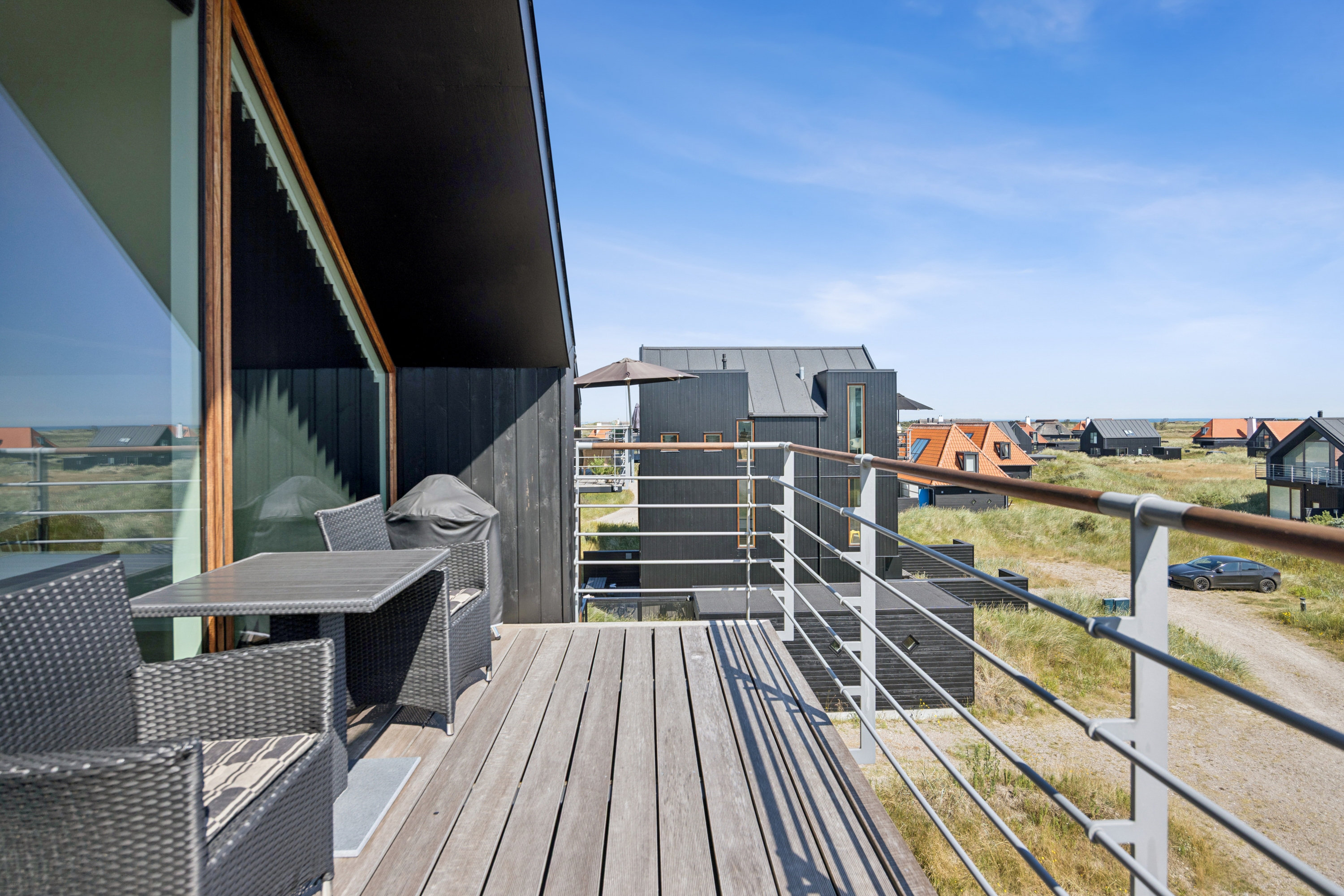 Fremhævet terrasse billede i fuldskærmstilstand. Billede af Strandklit 152, 9990 Skagen