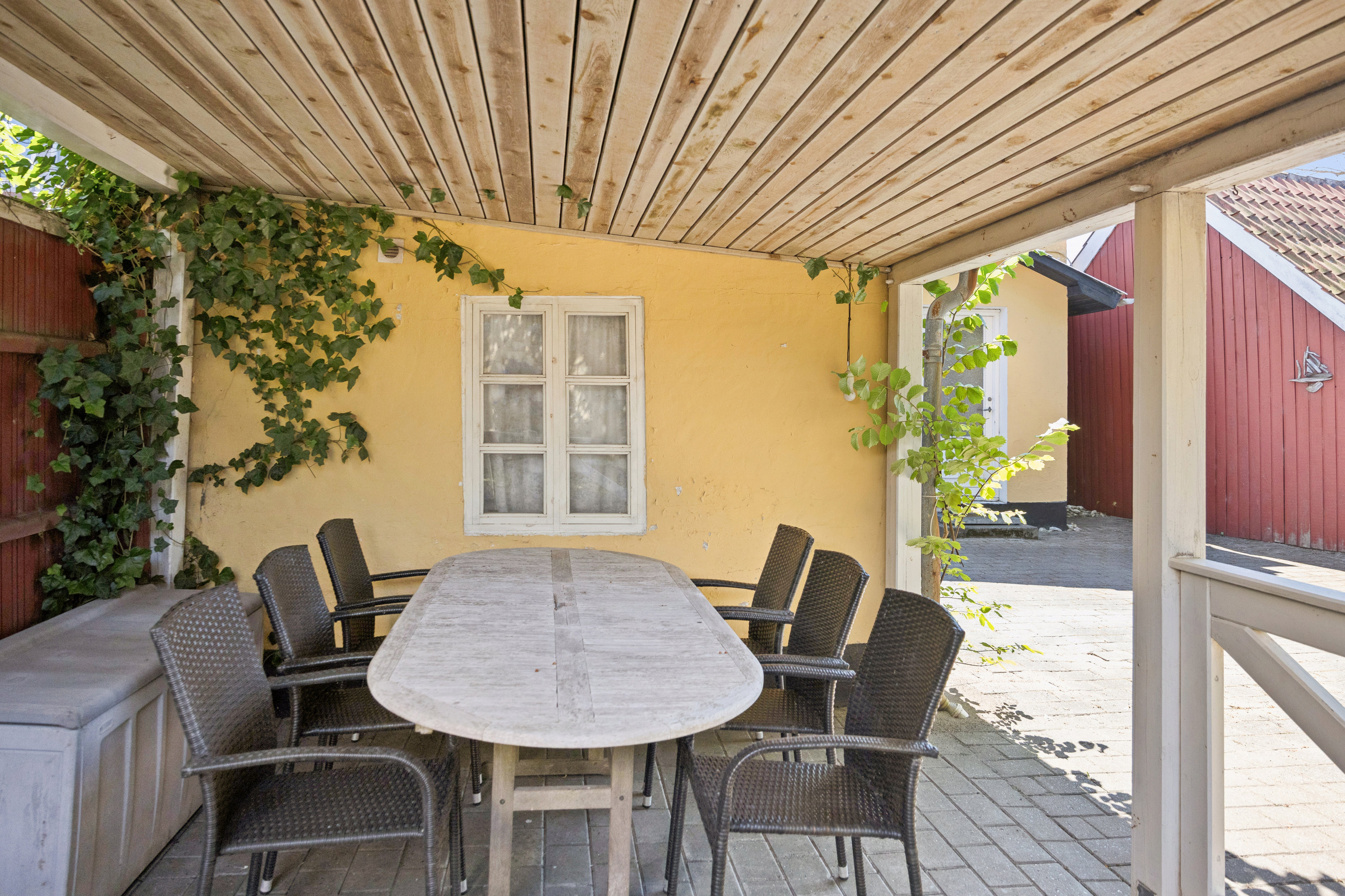 Fremhævet terrasse billede i fuldskærmstilstand. Billede af Kappelgangen 1, 9990 Skagen