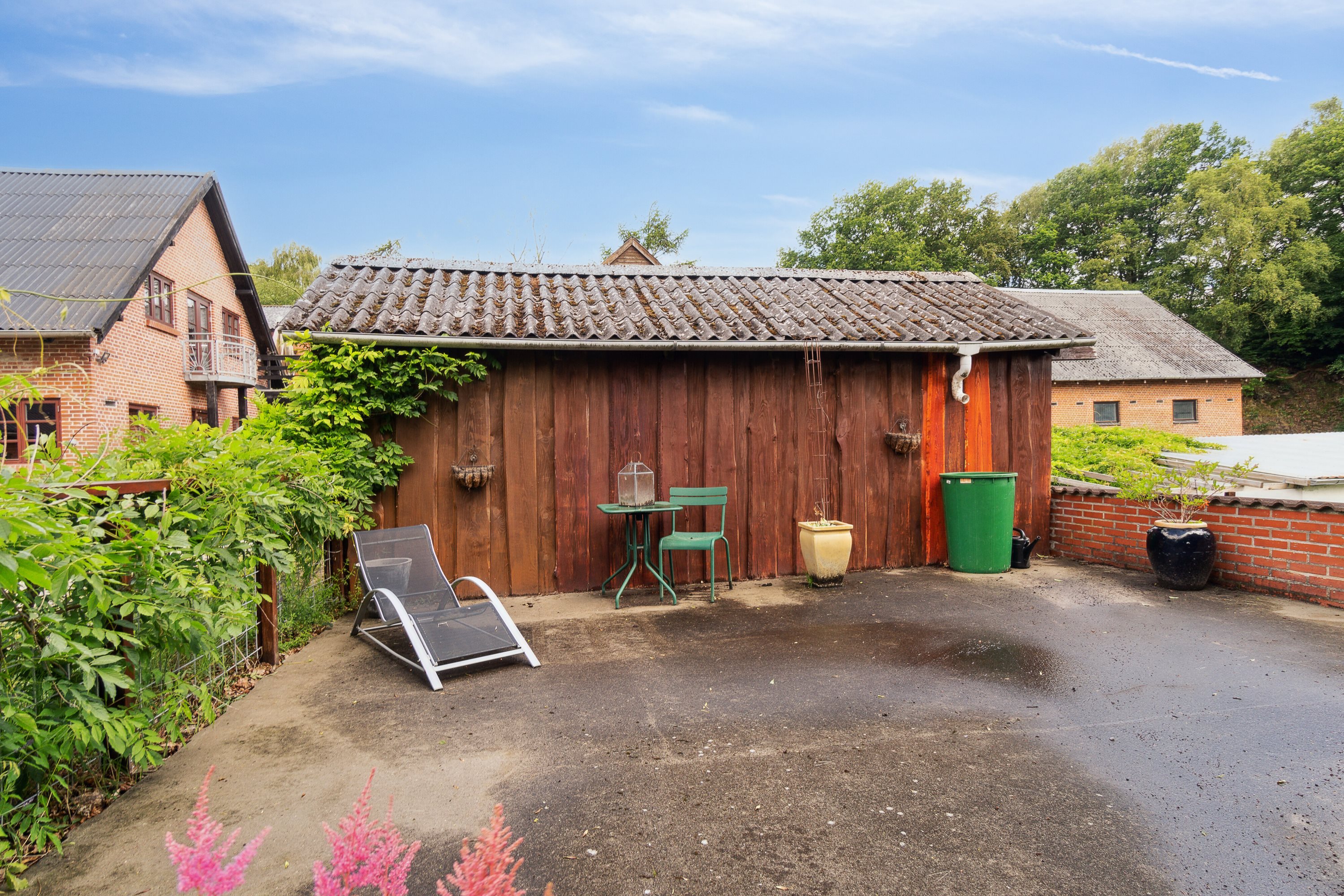 Fremhævet terrasse billede i fuldskærmstilstand. Billede af Svostrupvej 27, 8883 Gjern