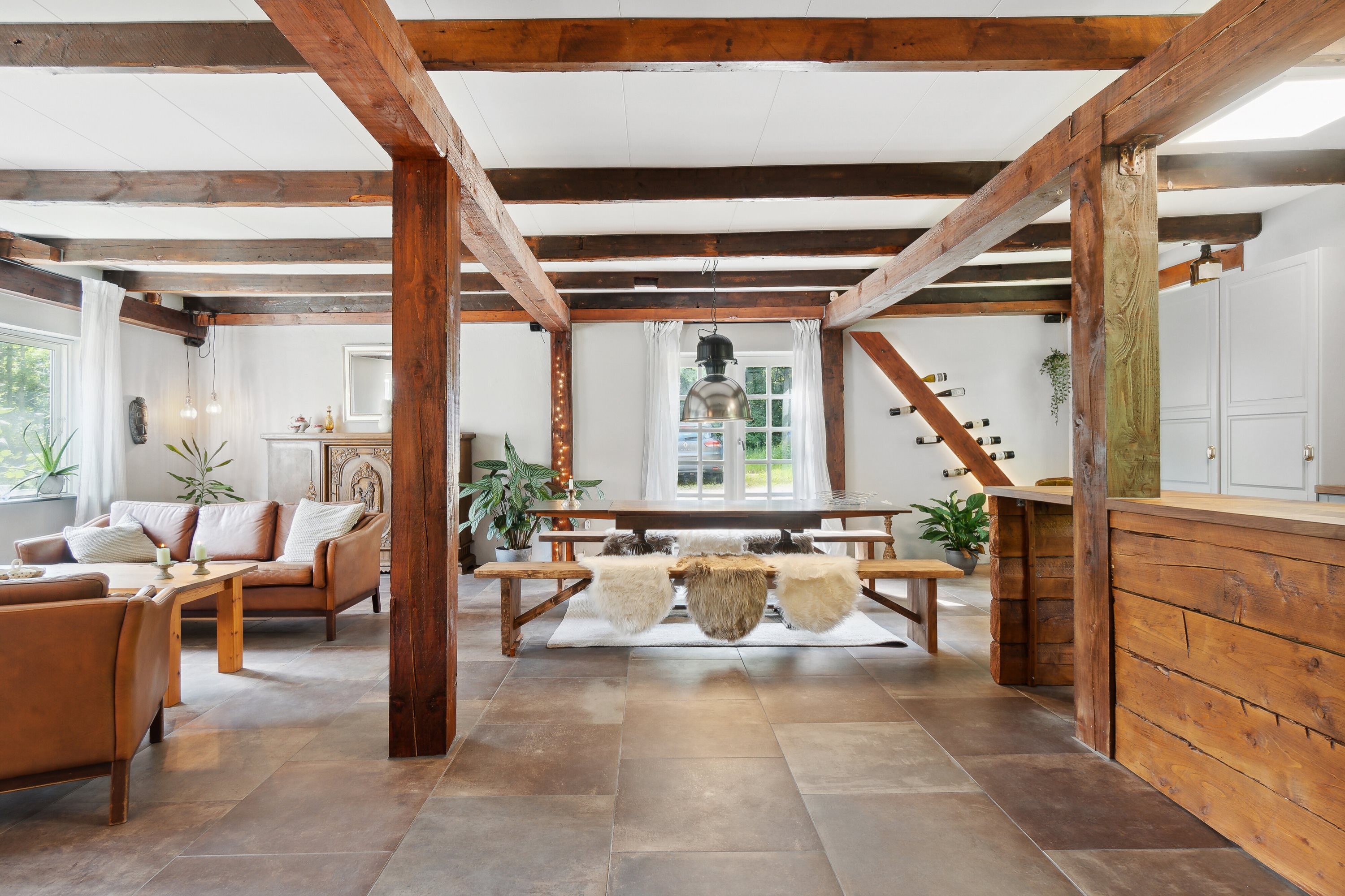 Fremhævet spisestue billede i fuldskærmstilstand. Billede af Svostrupvej 27, 8883 Gjern