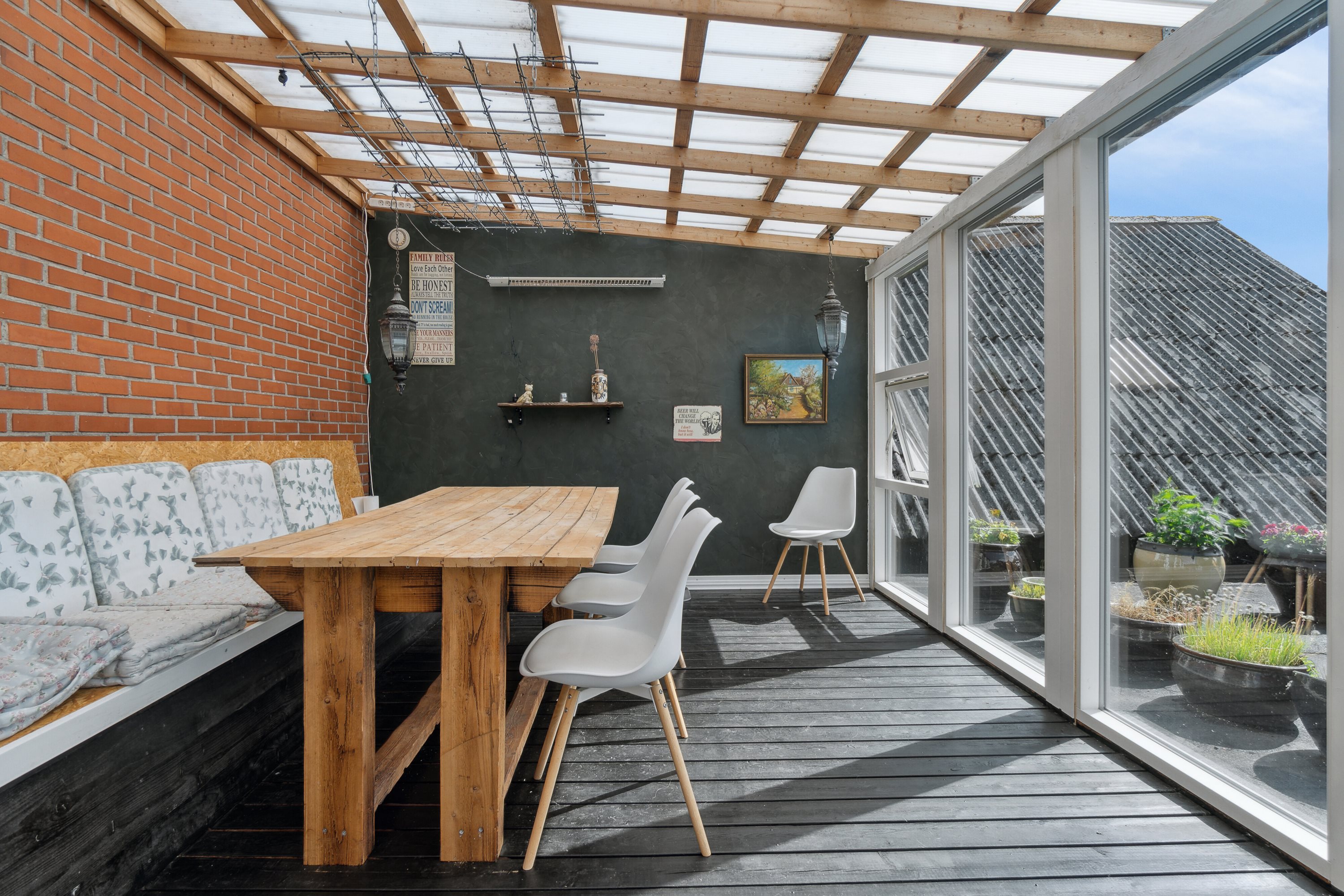 Fremhævet udestue billede i fuldskærmstilstand. Billede af Svostrupvej 27, 8883 Gjern