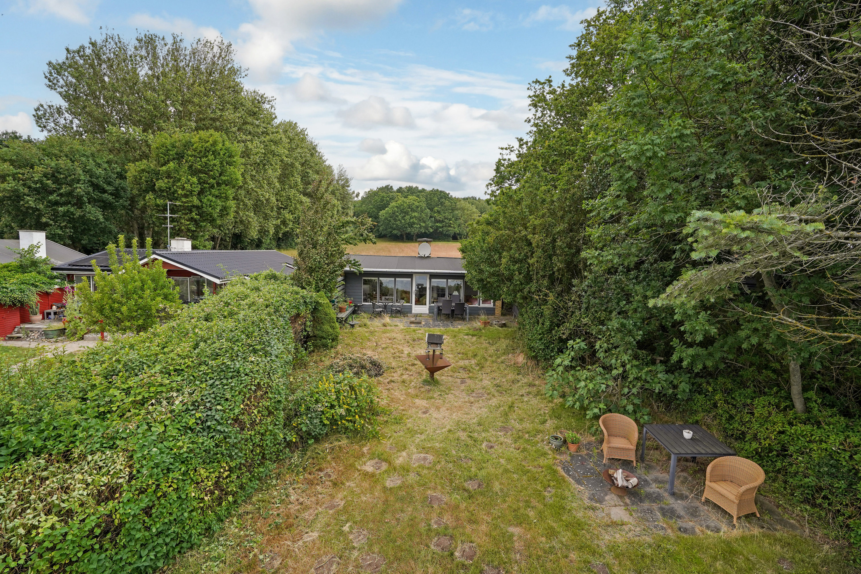 Fremhævet have billede i fuldskærmstilstand. Billede af Skovhaverne 39, Skovkrogen, 5683 Haarby