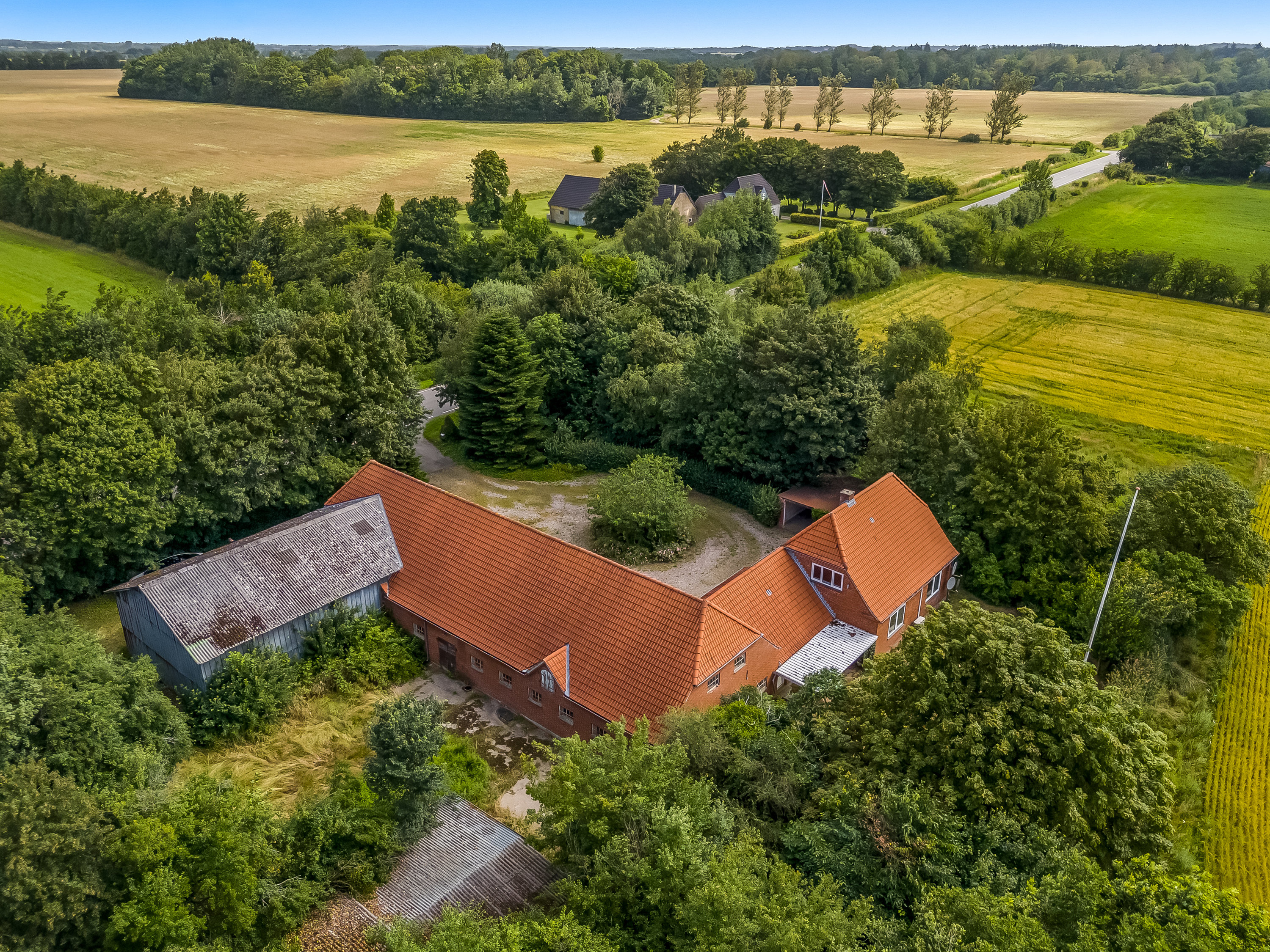 Fremhævet luftfoto billede i fuldskærmstilstand. Billede af Flensborglandevej 23, St Tøndemark, 6270 Tønder
