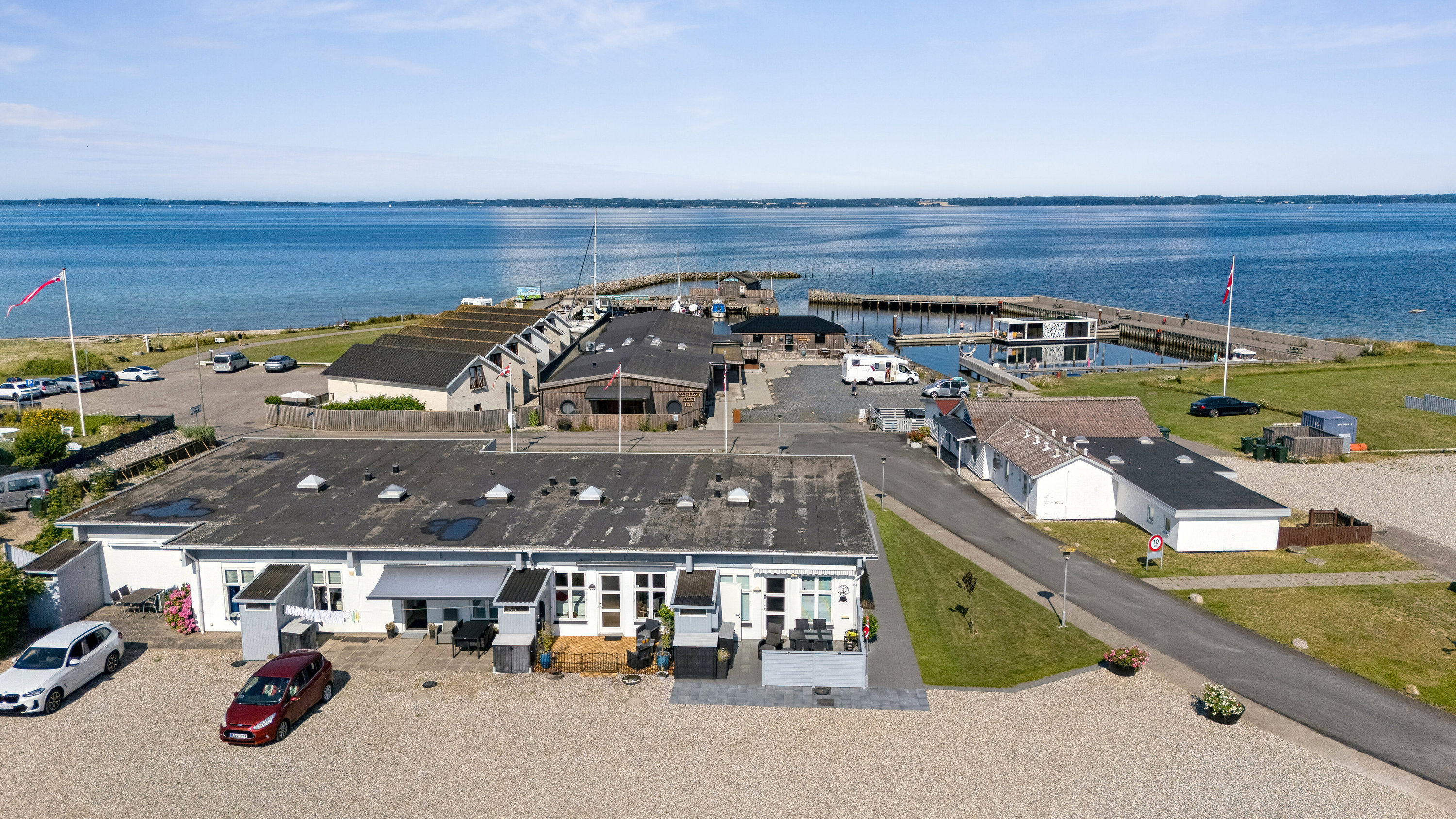 Fremhævet luftfoto billede i fuldskærmstilstand. Billede af Dageløkke Marina 2S, Dageløkke, 5953 Tranekær