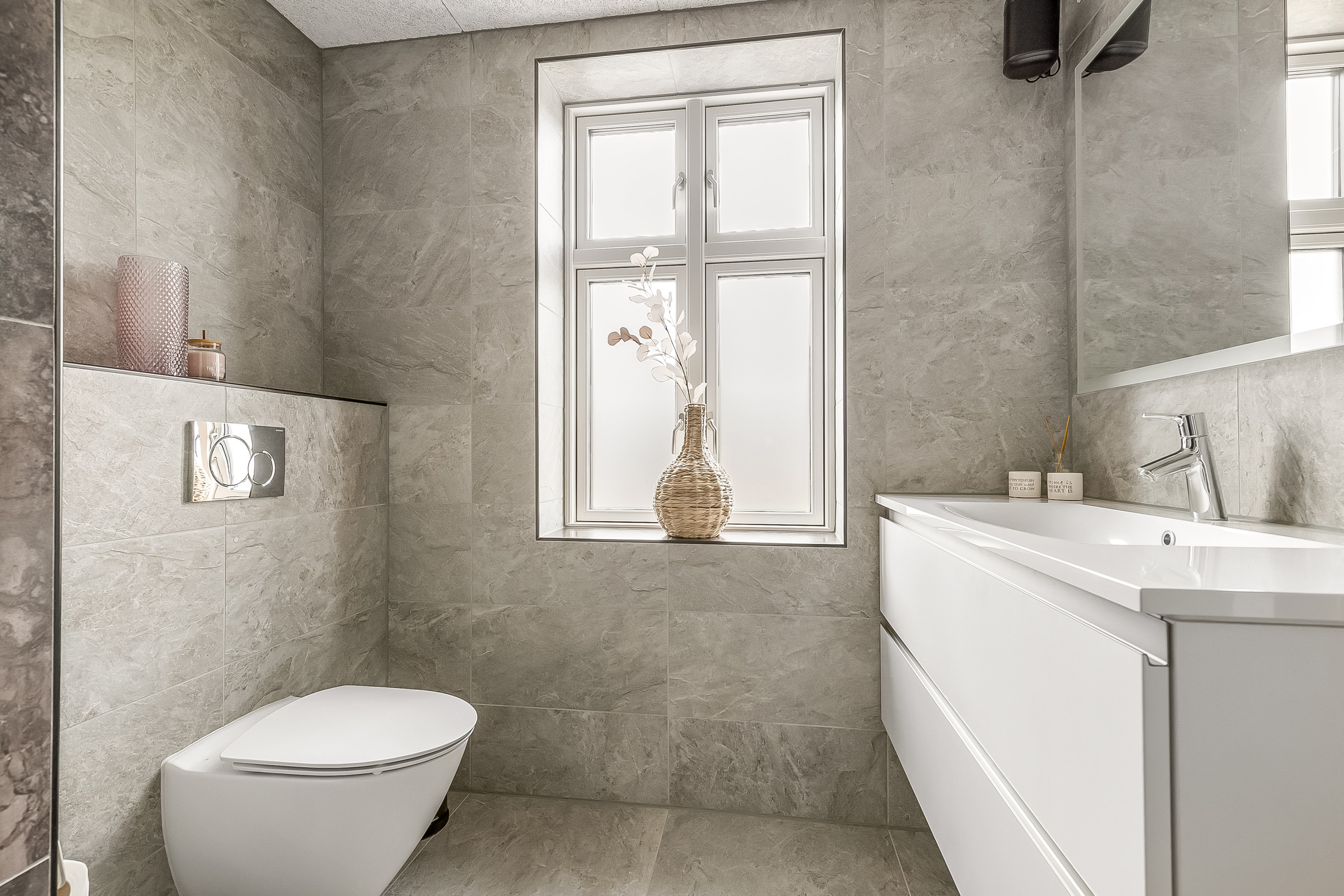 Fremhævet badeværelse billede i fuldskærmstilstand. Billede af Piledamsvej 30, 6000 Kolding