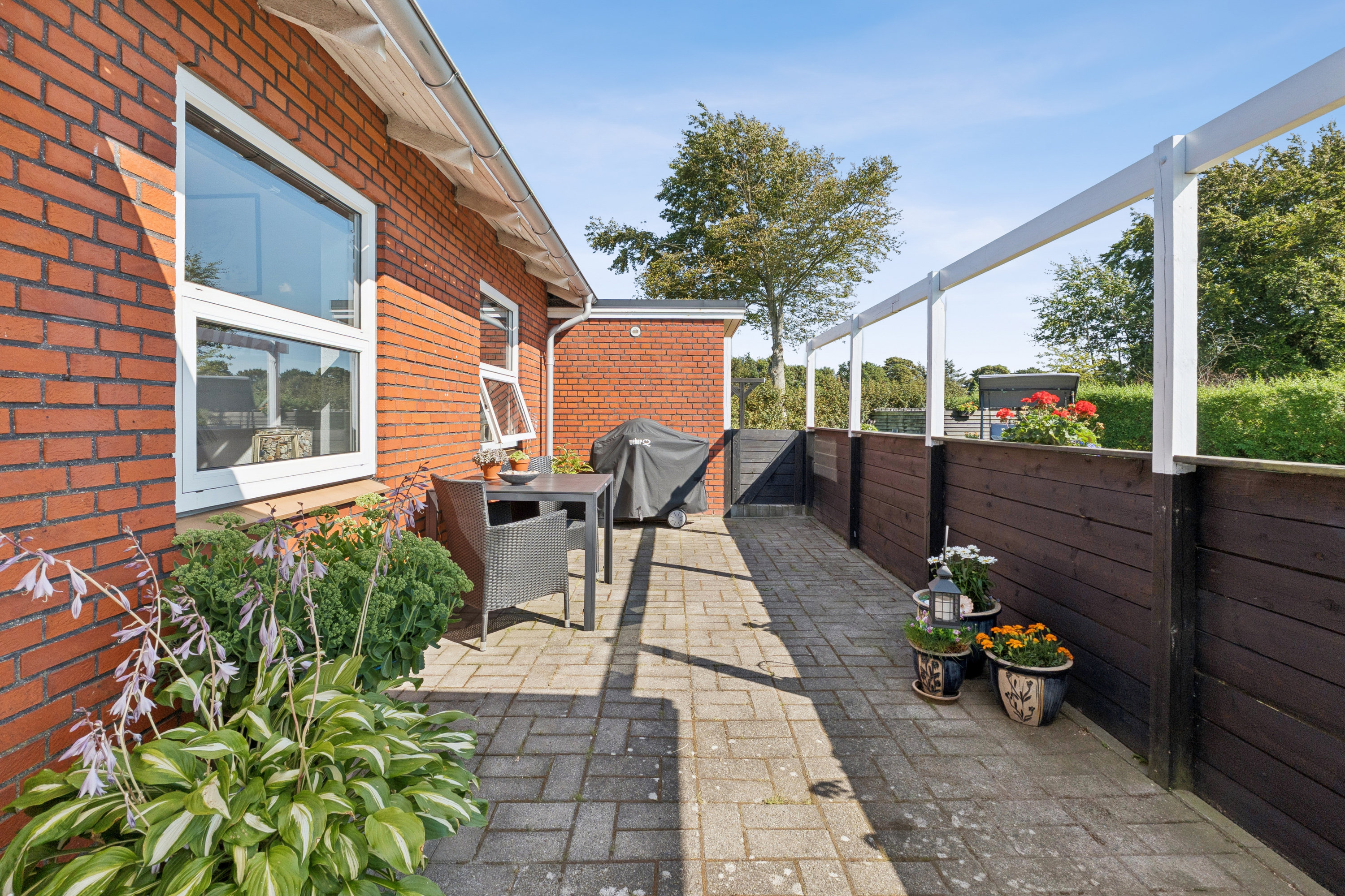Fremhævet terrasse billede i fuldskærmstilstand. Billede af Haverslevvej 101, Aarestrup, 9520 Skørping
