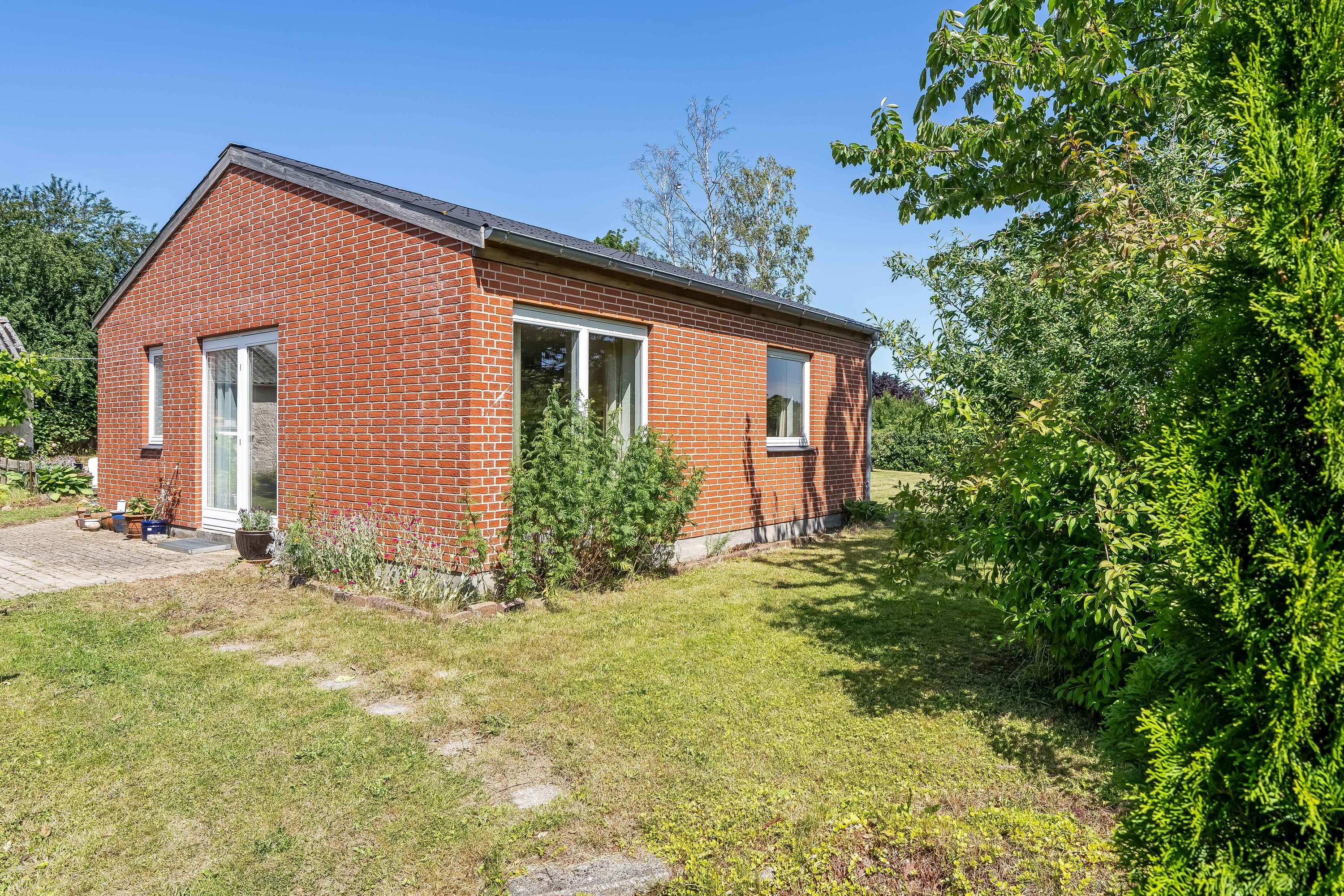 Fremhævet facade billede i fuldskærmstilstand. Billede af Birkehaven 124, 3400 Hillerød