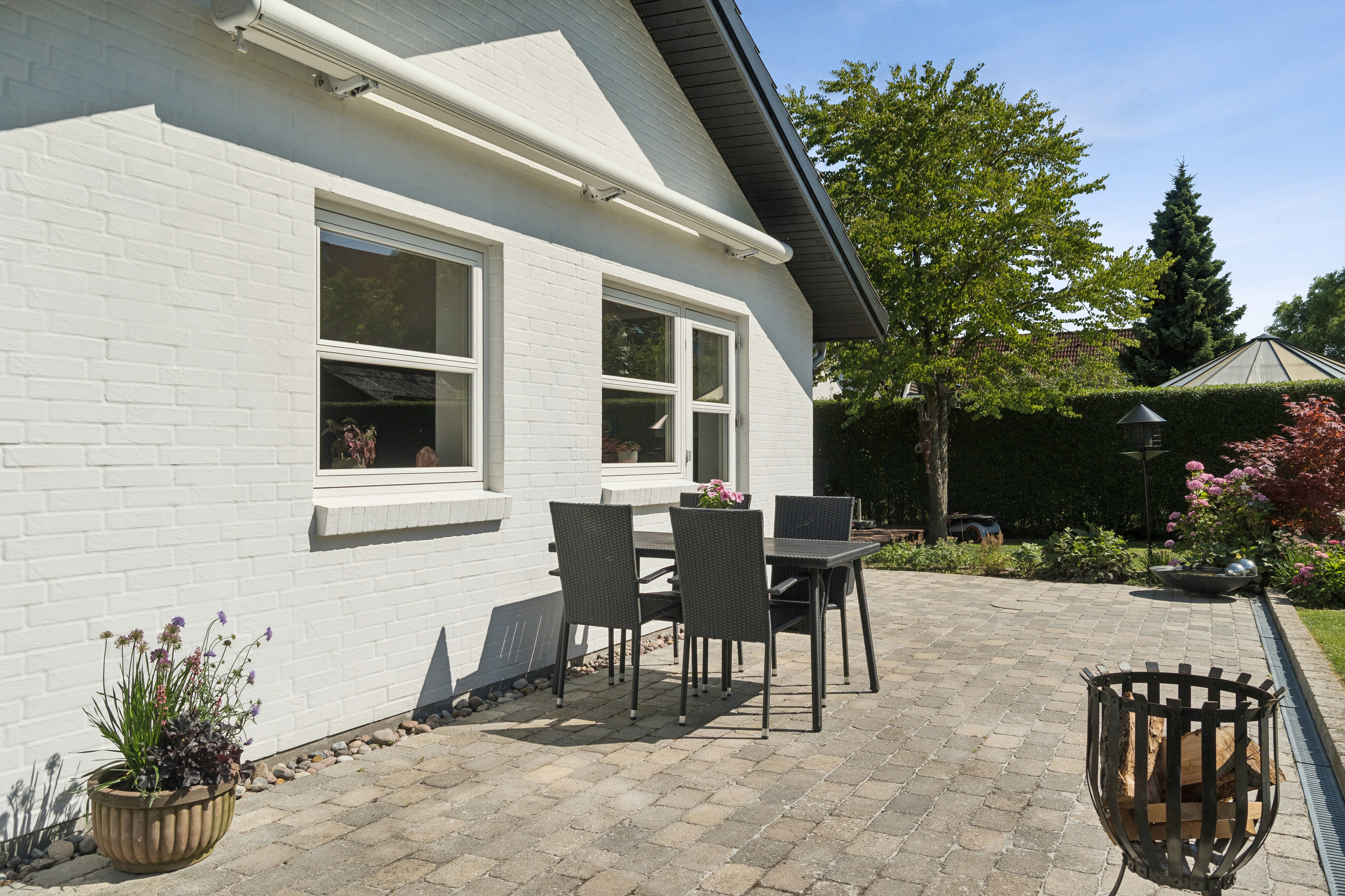 Fremhævet terrasse billede i fuldskærmstilstand. Billede af Violvej 21, 4700 Næstved