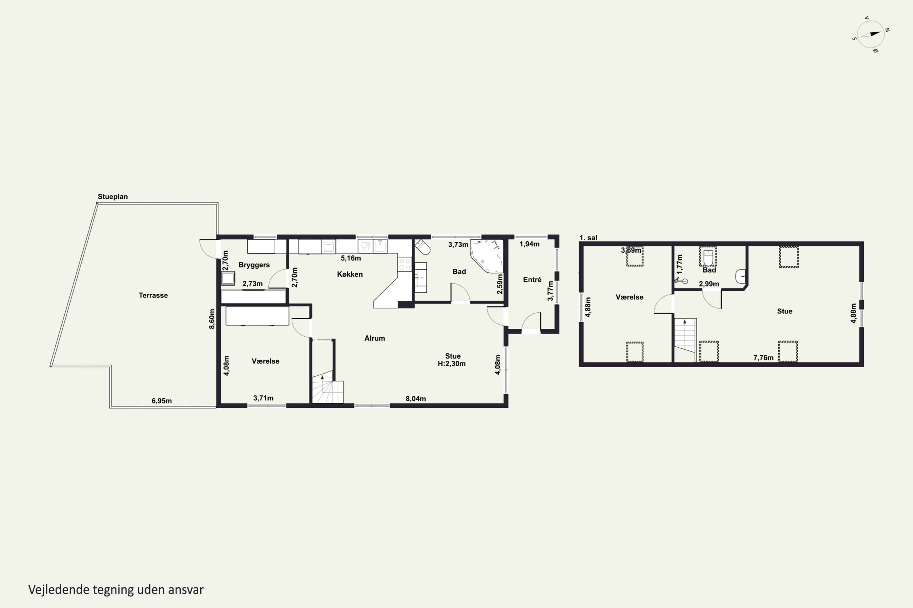Plantegninger billede af Bredgade 40, 7760 Hurup Thy