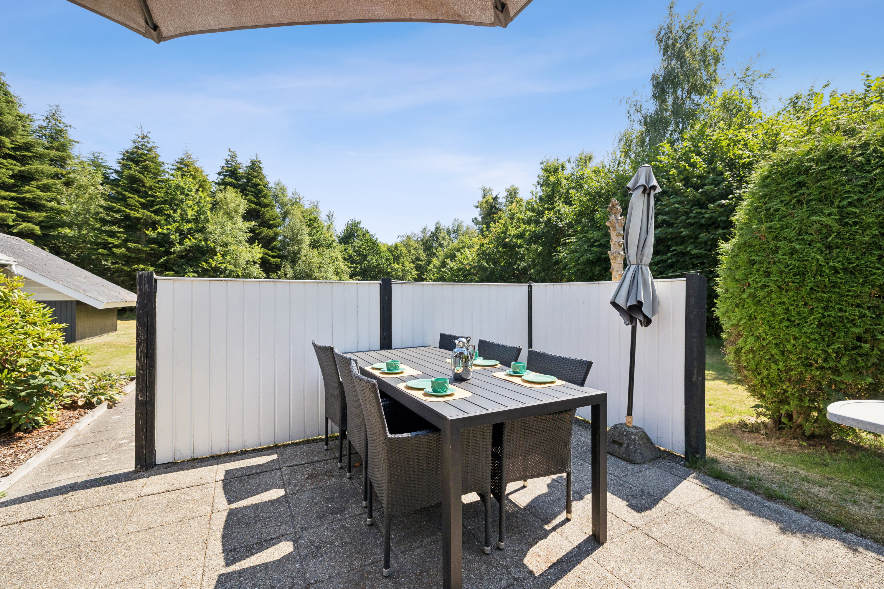 Fremhævet terrasse billede i fuldskærmstilstand. Billede af Sletten 41, Odde, 9560 Hadsund
