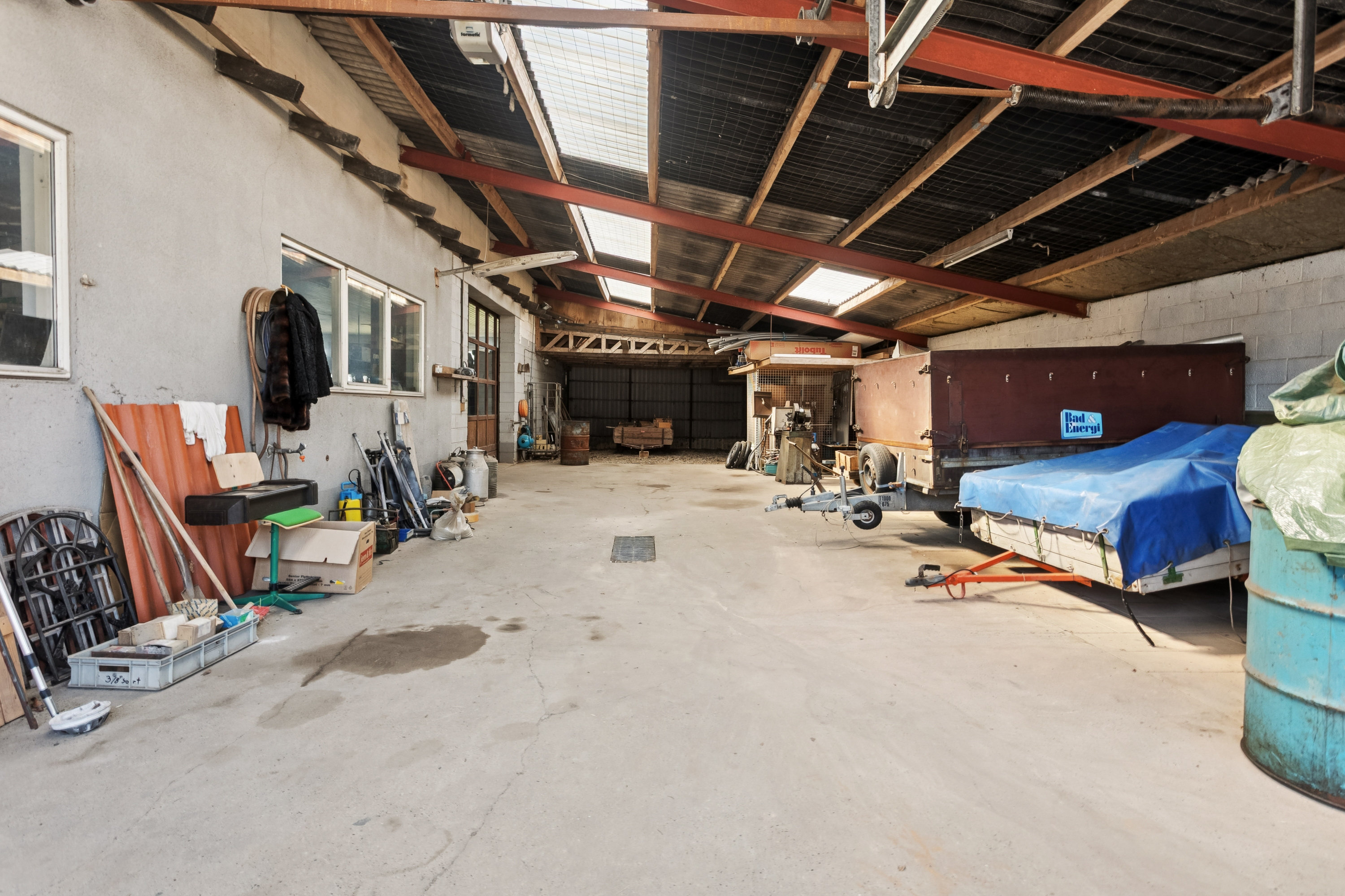 Fremhævet garage billede i fuldskærmstilstand. Billede af Præstbrovej 287, Øster Jølby, 7950 Erslev