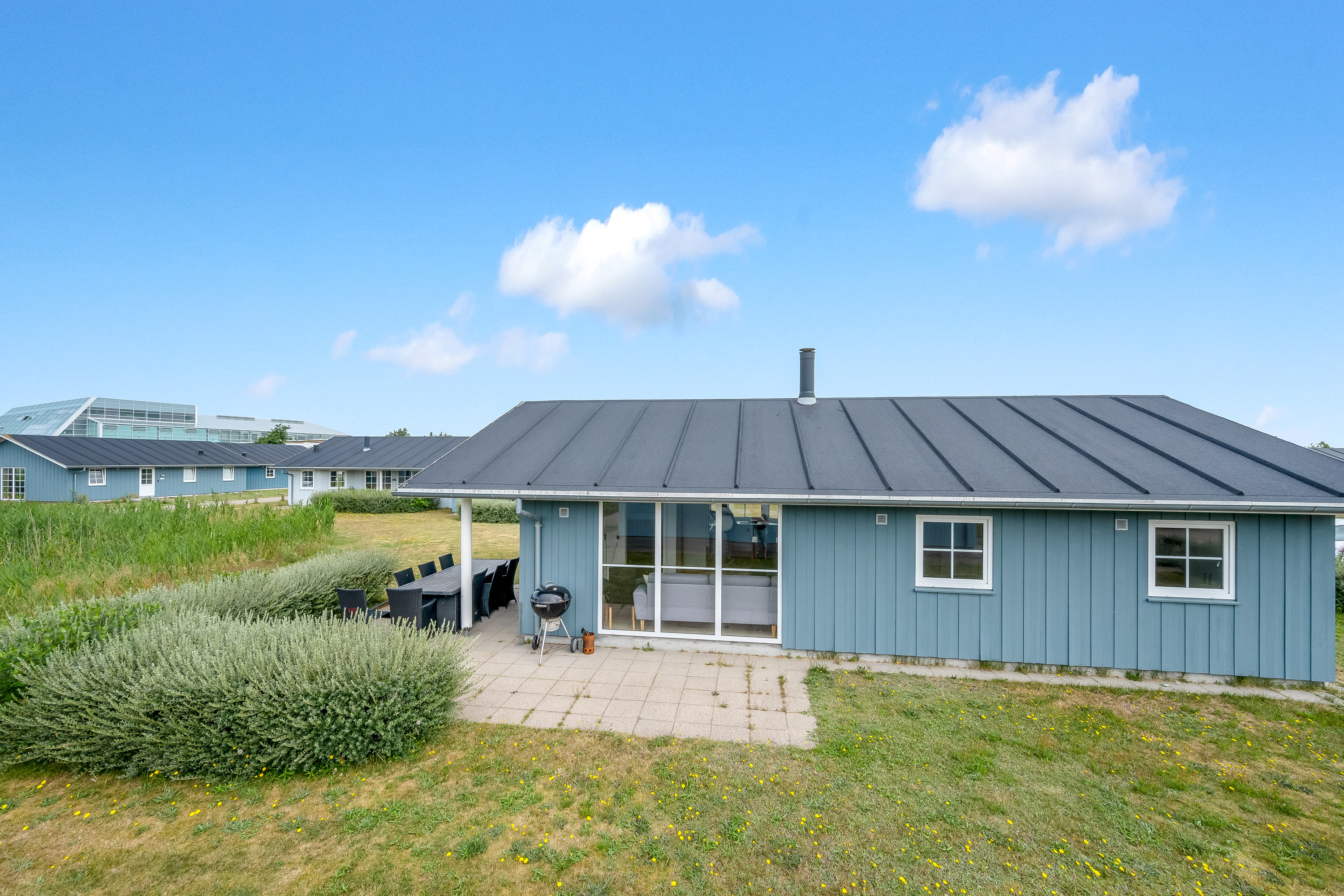 Fremhævet facade billede i fuldskærmstilstand. Billede af Lønne Feriepark 45, Lønne, 6830 Nørre Nebel