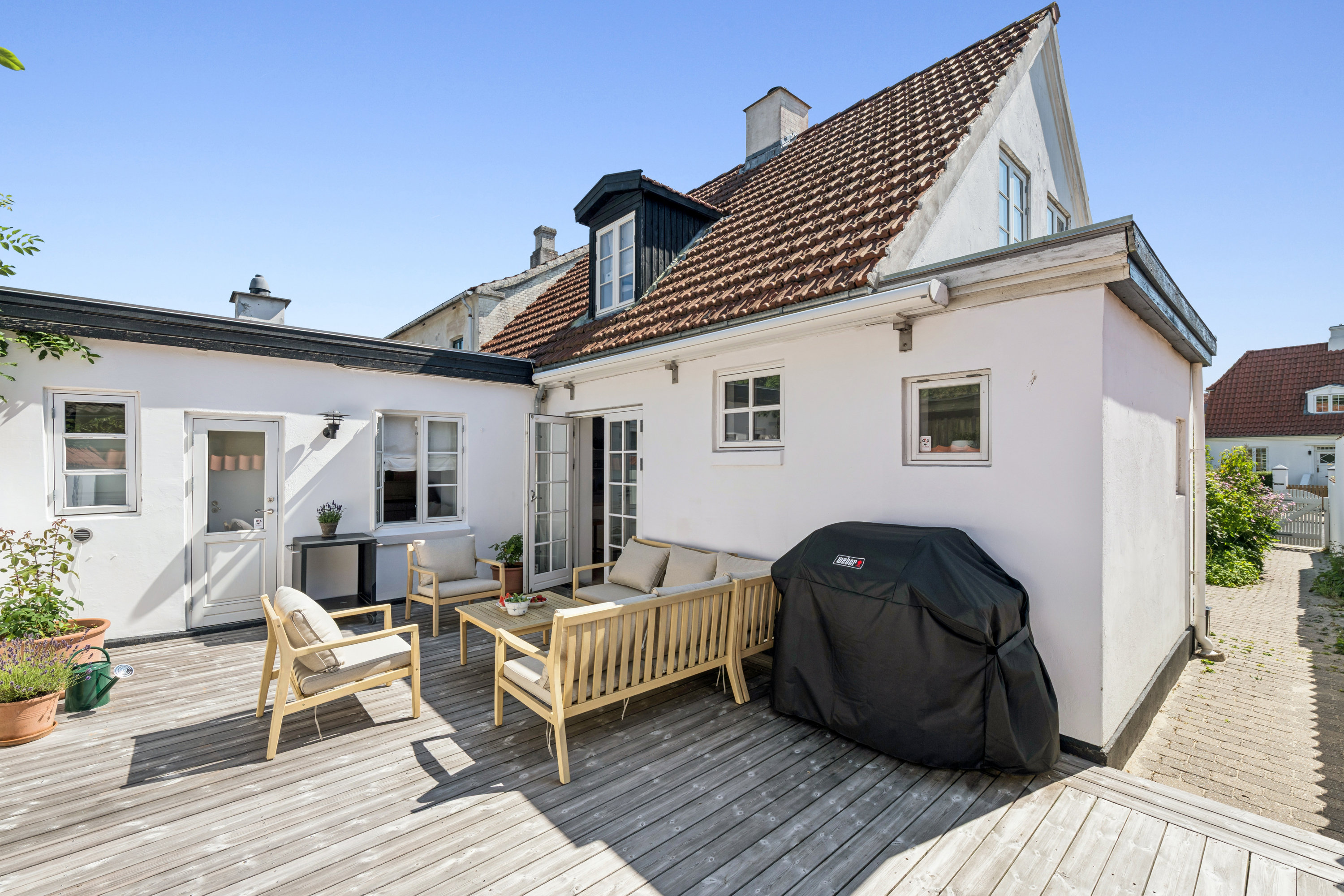 Fremhævet terrasse billede i fuldskærmstilstand. Billede af Gammel Lundtoftevej 35, 2800 Kongens Lyngby