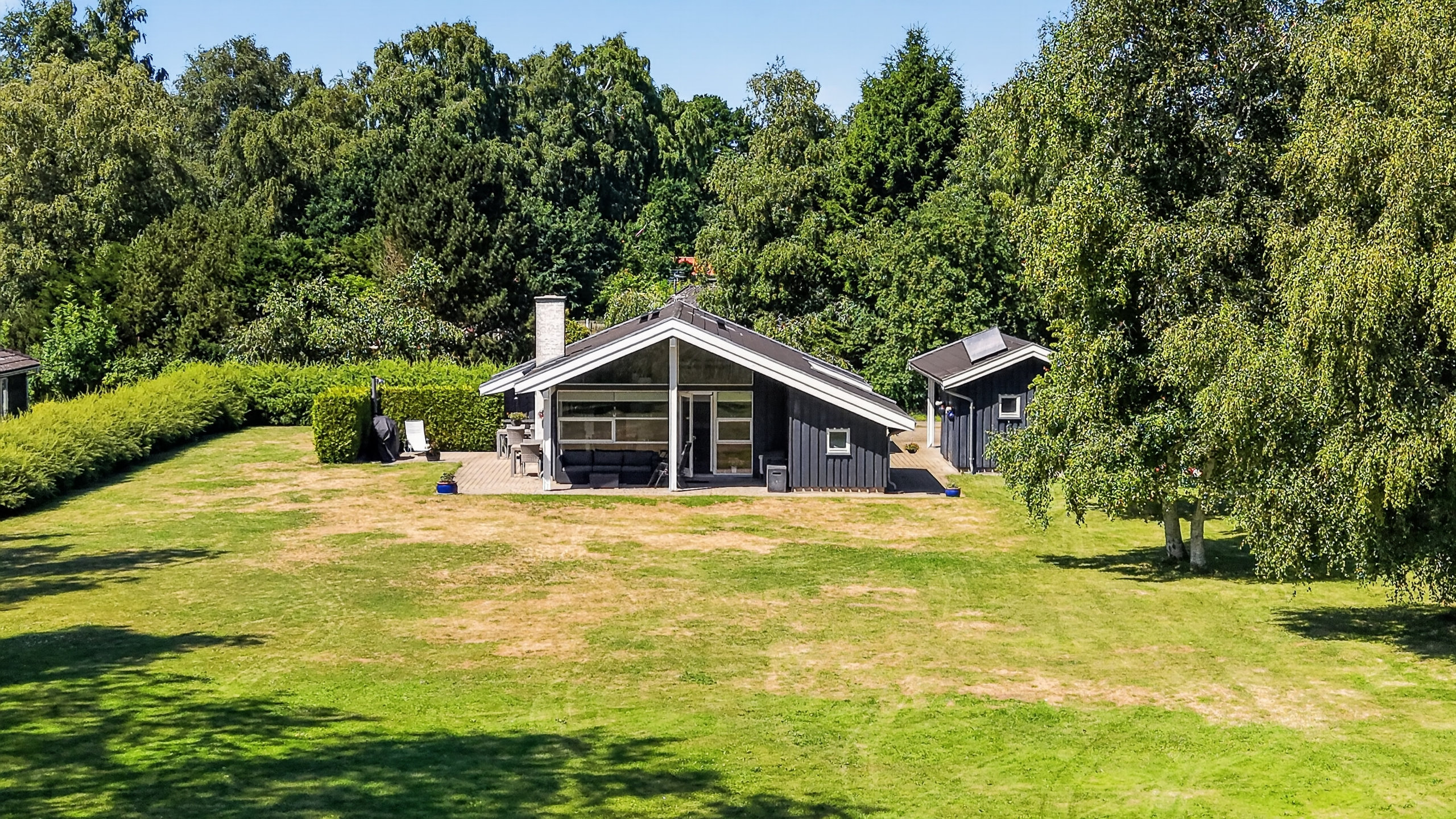 Fremhævet luftfoto billede i fuldskærmstilstand. Billede af Enggårdsvej 13A, Nakke, 4500 Nykøbing Sj