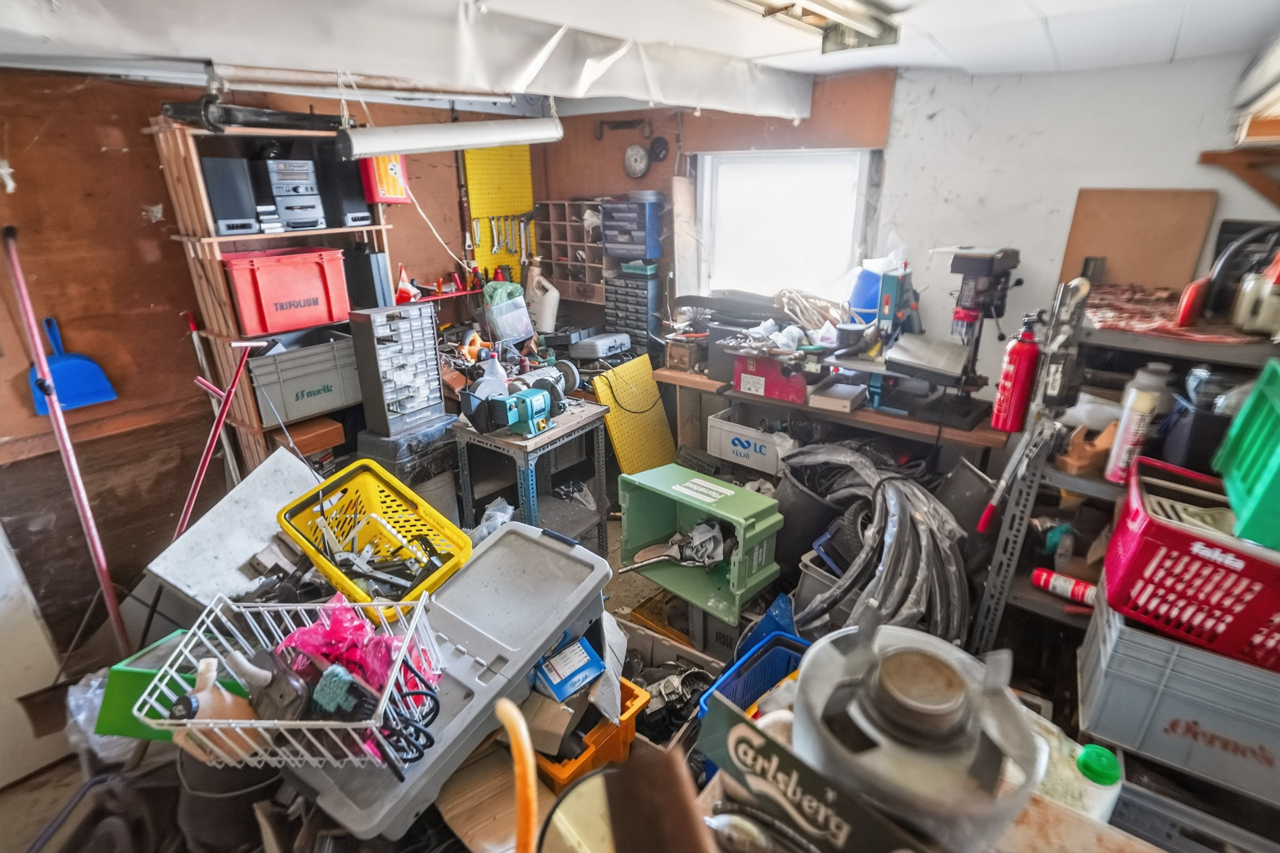 Fremhævet garage billede i fuldskærmstilstand. Billede af Hjortholmvej 91, 4340 Tølløse