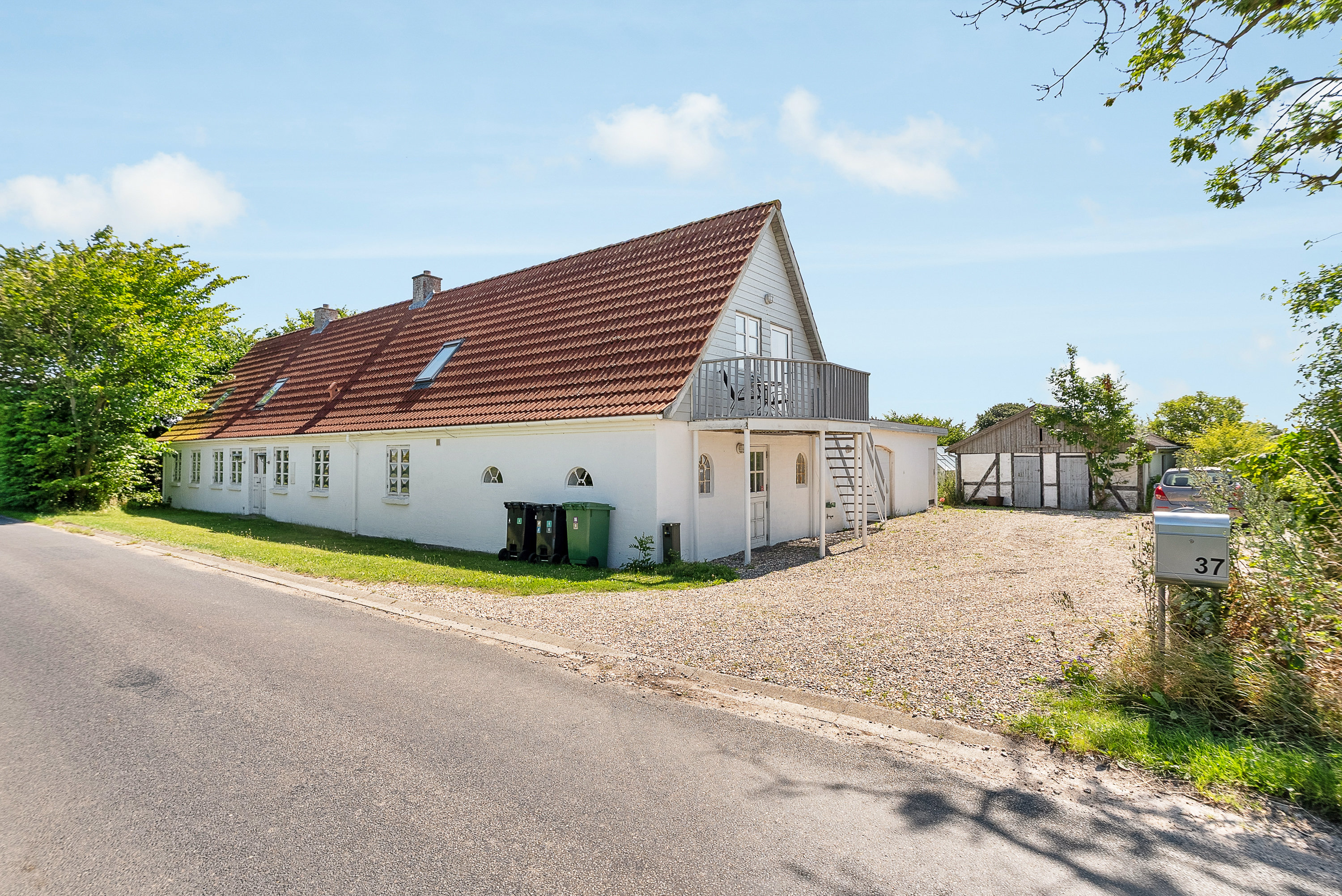 Fremhævet facade billede i fuldskærmstilstand. Billede af Egsgyden 37, Horne, 5600 Faaborg