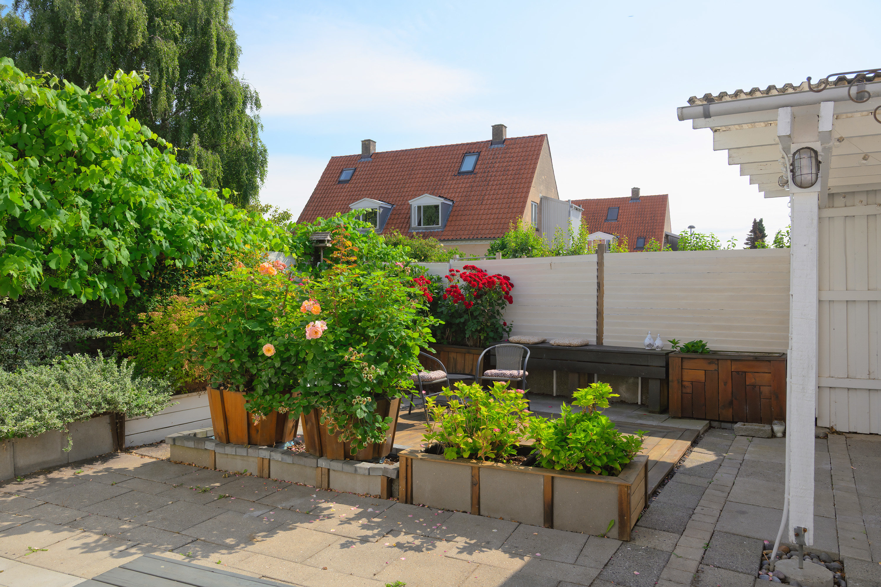 Fremhævet terrasse billede i fuldskærmstilstand. Billede af Grønnegade 25, 4800 Nykøbing F