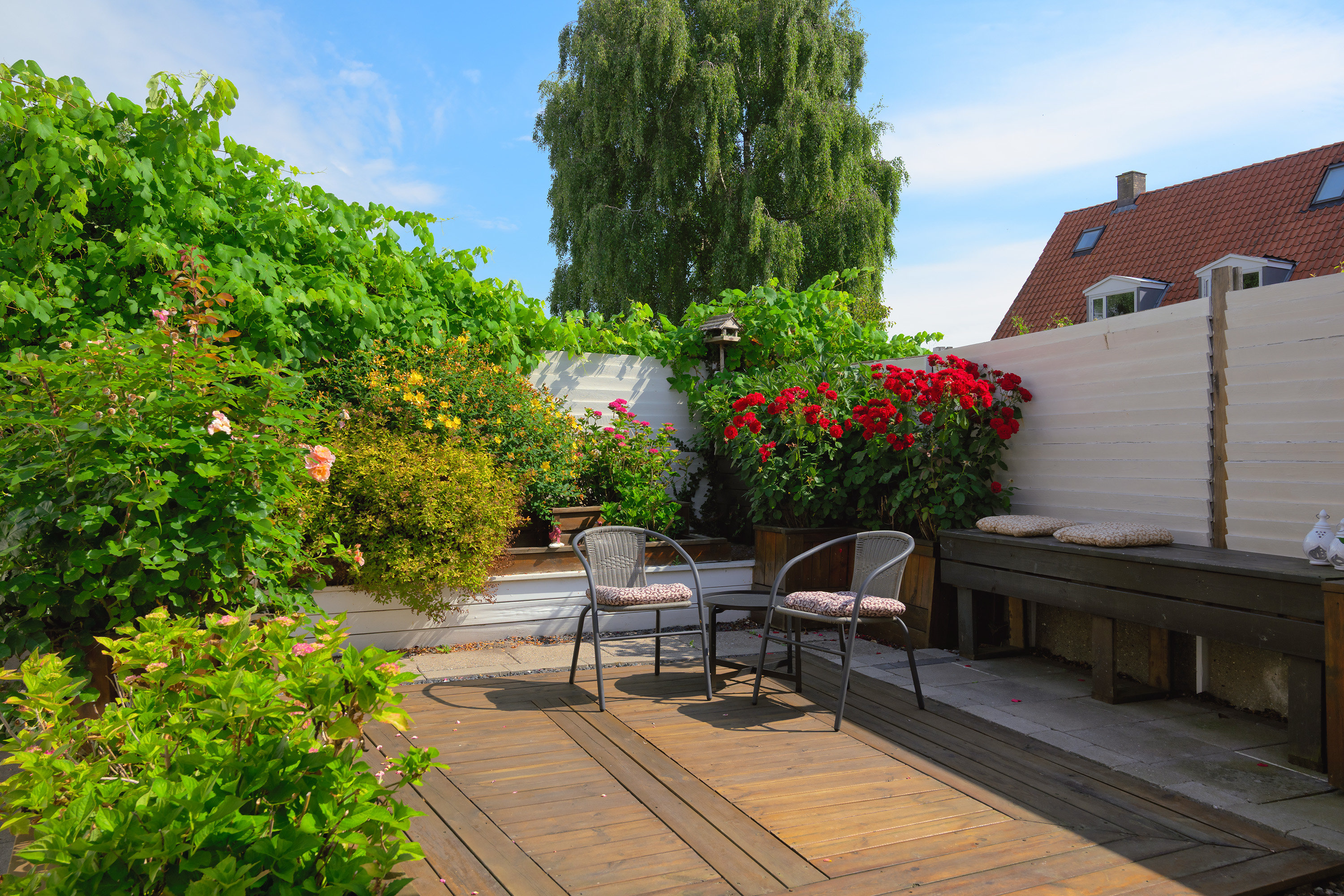 Fremhævet terrasse billede i fuldskærmstilstand. Billede af Grønnegade 25, 4800 Nykøbing F
