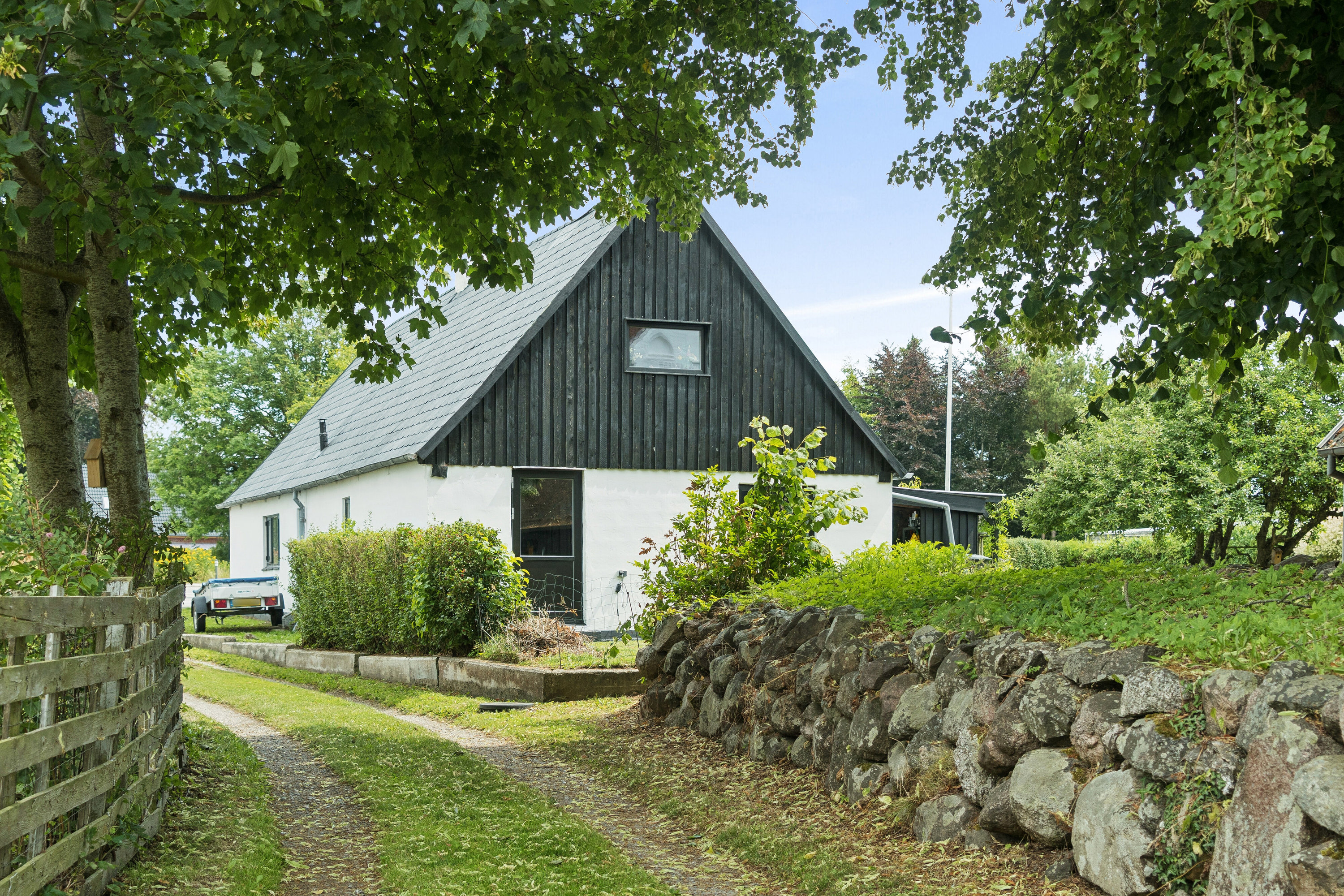 Fremhævet set fra vejen billede i fuldskærmstilstand. Billede af Skelbyvej 55, Skelby, 4160 Herlufmagle