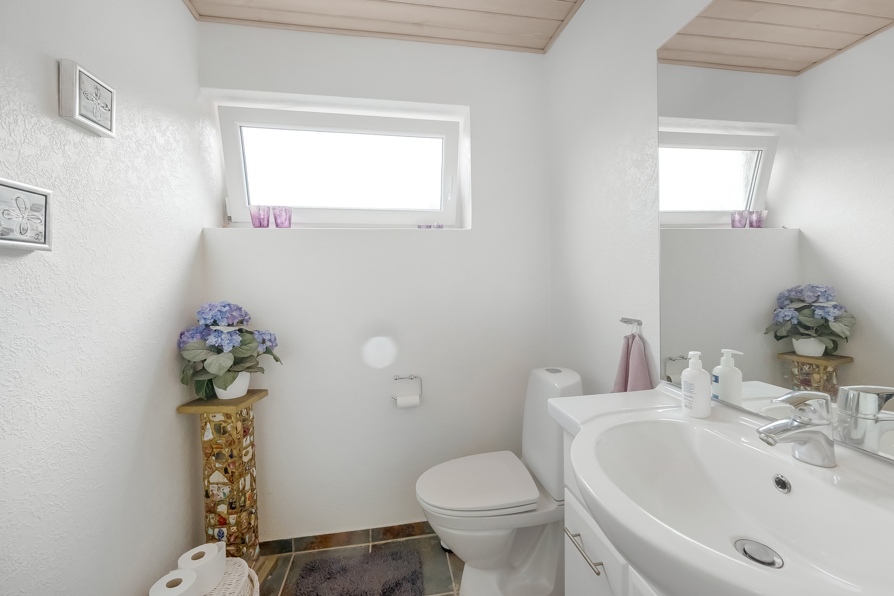 Fremhævet toilet billede i fuldskærmstilstand. Billede af Grønningen 9, Troldhede, 6920 Videbæk