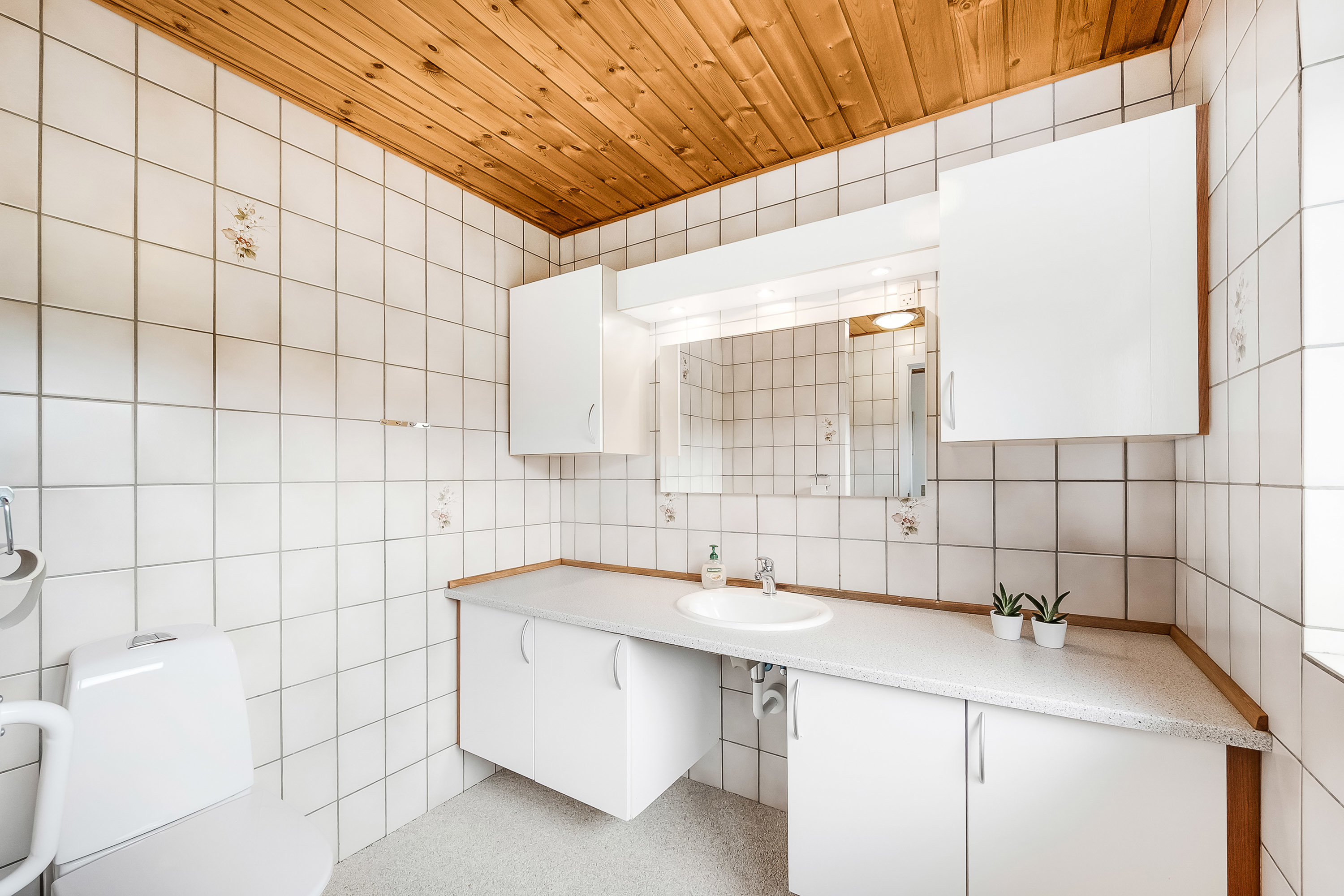 Fremhævet toilet billede i fuldskærmstilstand. Billede af Præstevænget 10, 7280 Sønder Felding