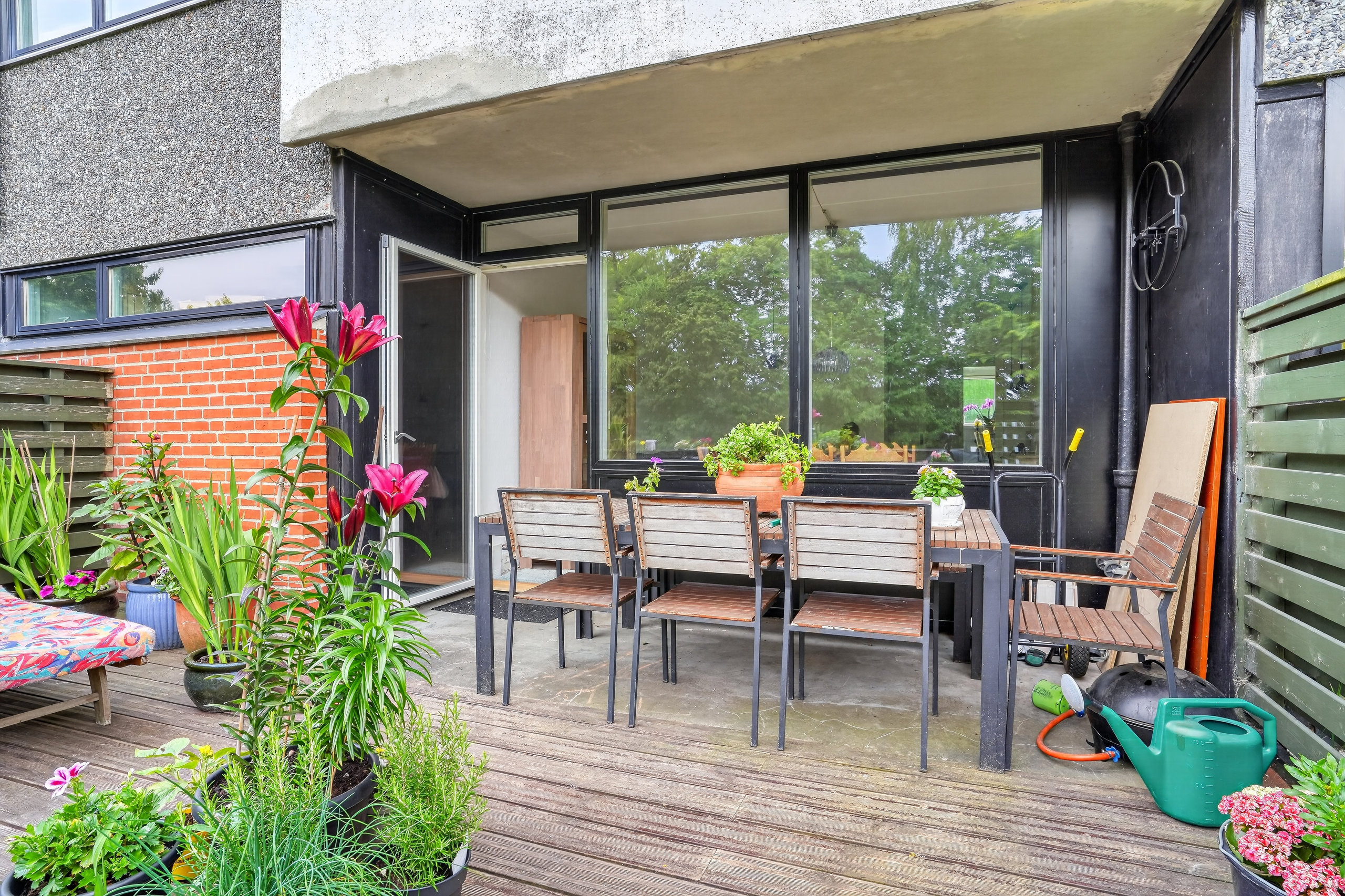 Fremhævet terrasse billede i fuldskærmstilstand. Billede af Teglgårdsvej 405, st. th., 3050 Humlebæk