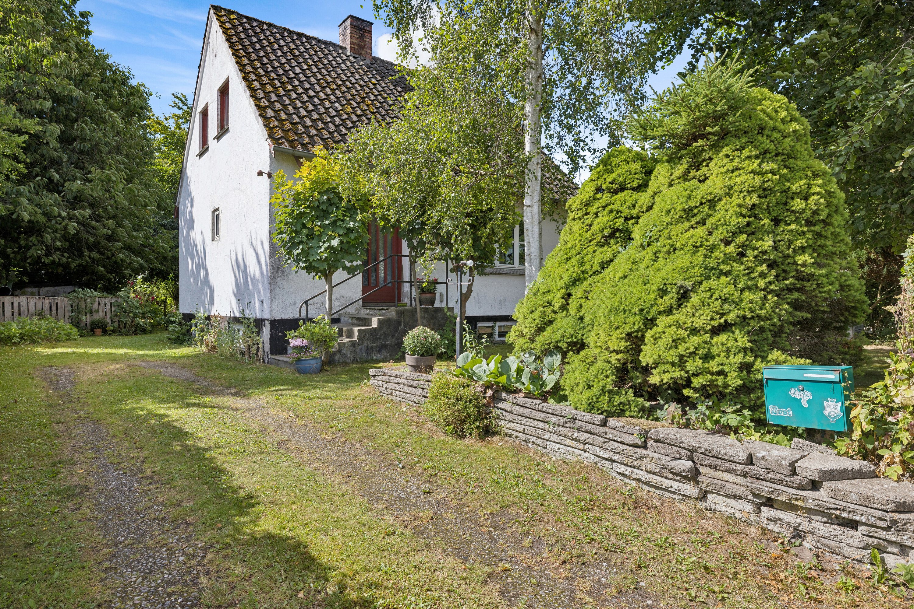 Fremhævet set fra haven billede i fuldskærmstilstand. Billede af Skæretvej 27, 5856 Ryslinge